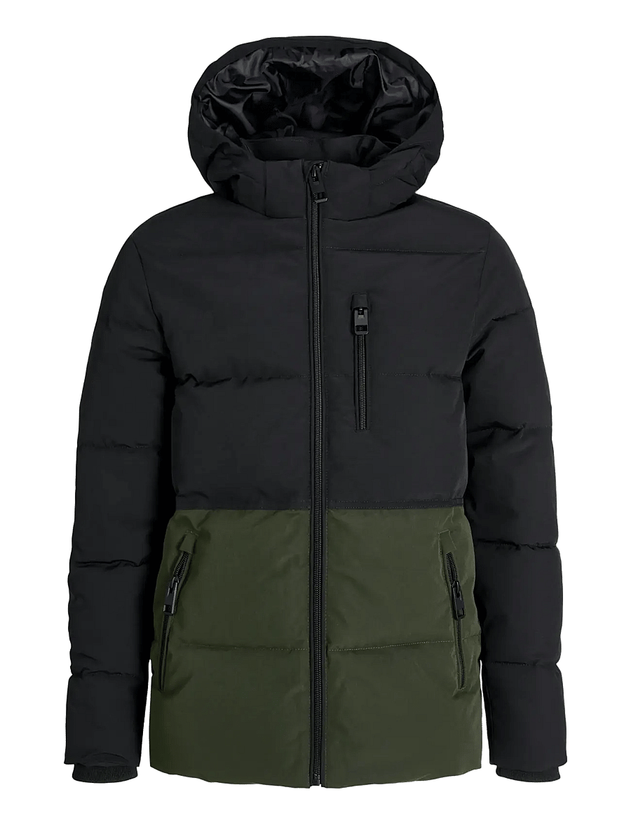 Jack & Jones - JJEOWEN PUFFER SN JNR - winterjacke - rosin - 1