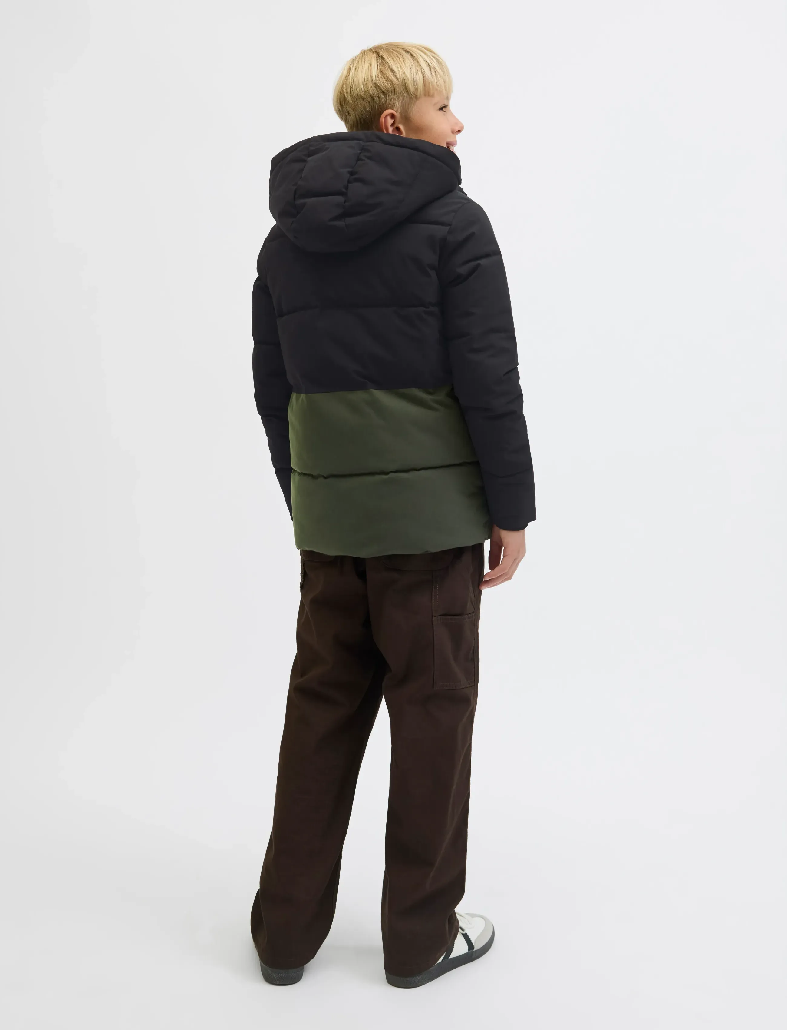 Jack & Jones - JJEOWEN PUFFER SN JNR - winterjacke - rosin - 2