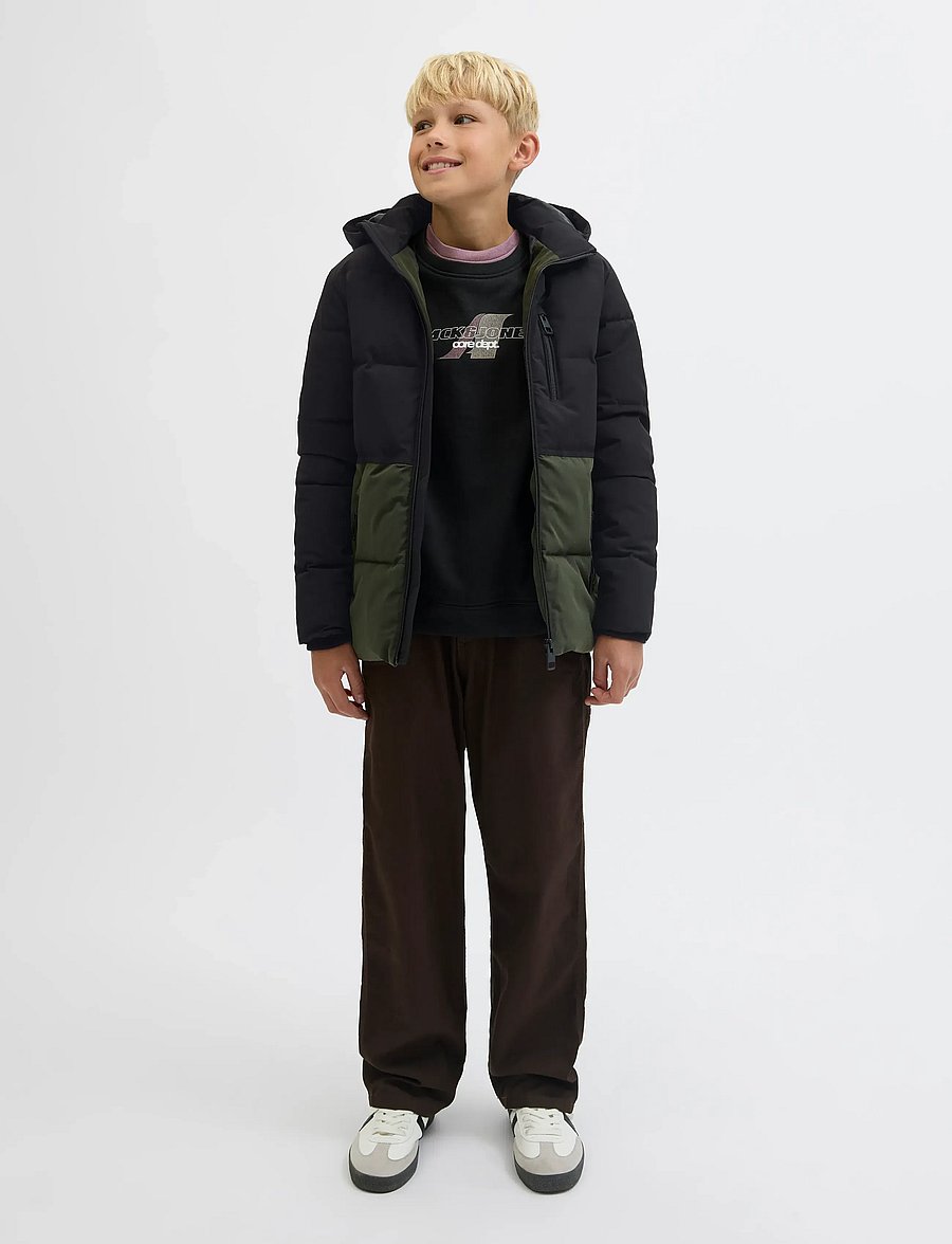 Jack & Jones - JJEOWEN PUFFER SN JNR - winterjacke - rosin - 4