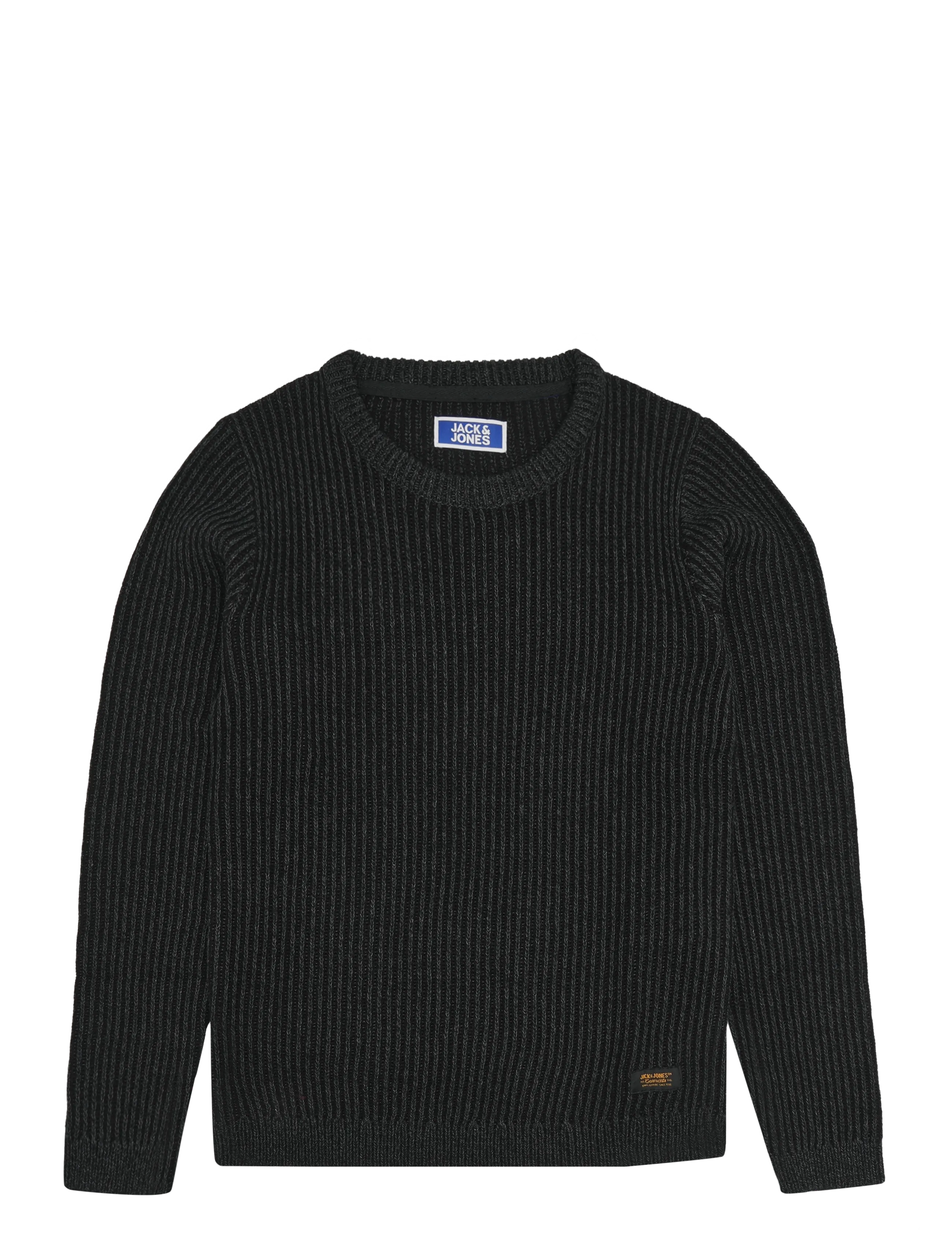 Jack & Jones JJEDOVER KNIT CREW NECK JNR - Osta suuruse järgi - BLACK / black