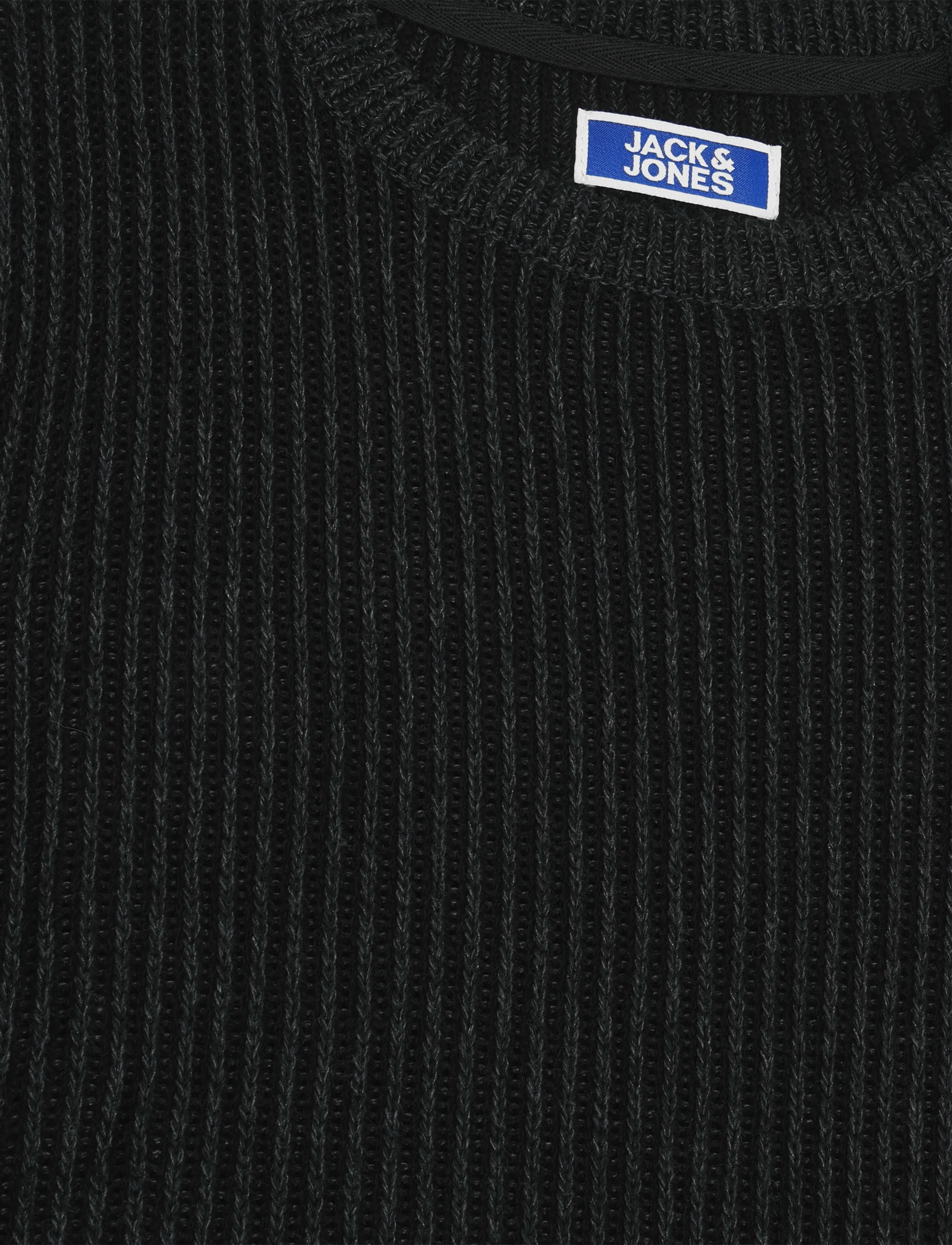 Jack & Jones - JJEDOVER KNIT CREW NECK JNR - pullover - black - 2