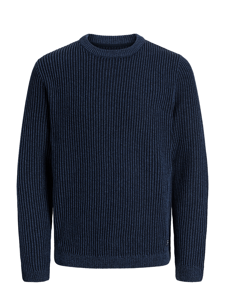 Jack & Jones - JJEDOVER KNIT CREW NECK JNR - pullover - sky captain - 0