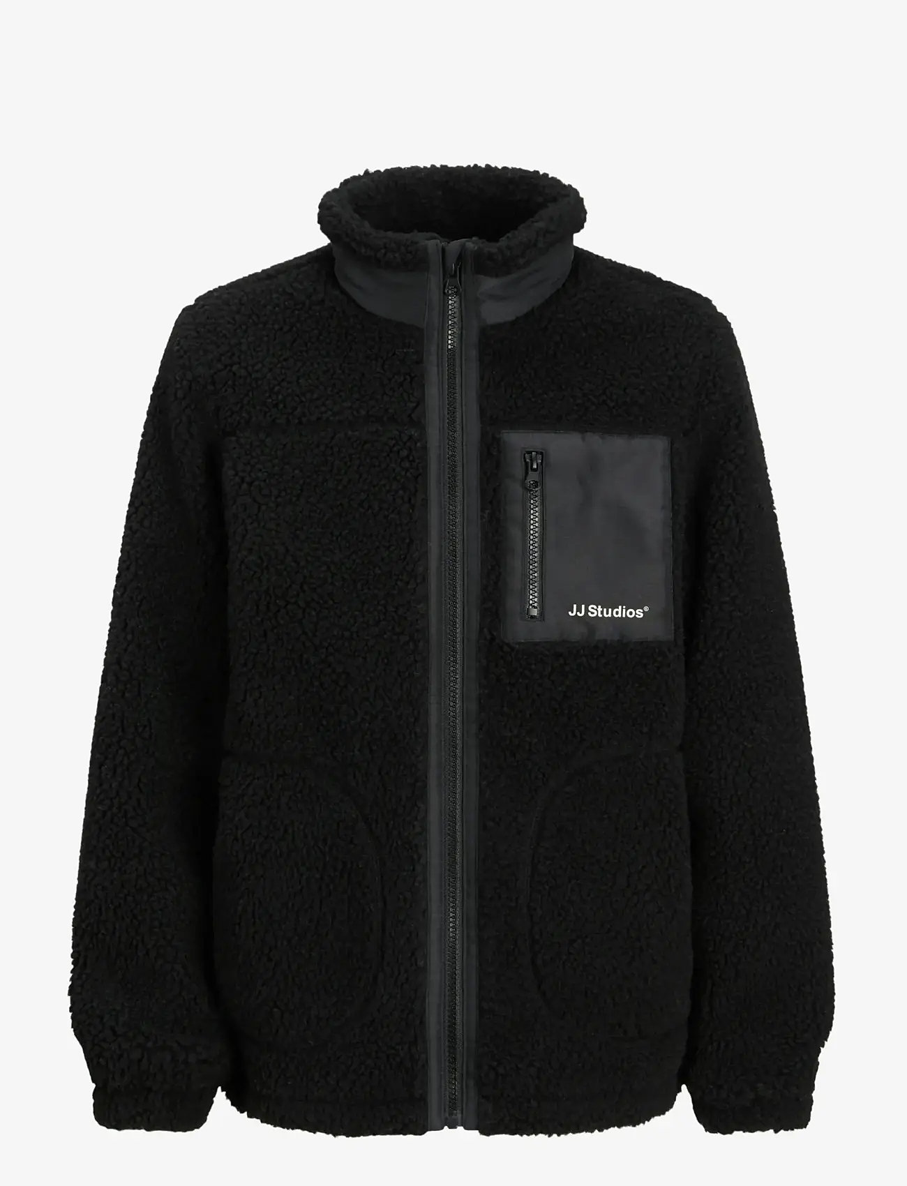 Jack & Jones - JJESOHO TEDDY JACKET SN JNR - fleecejakker - black - 1