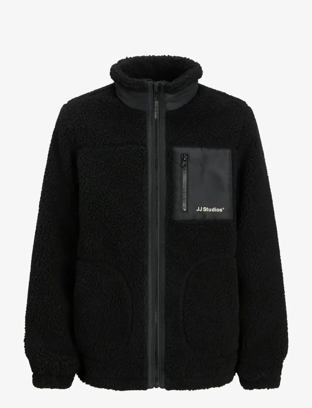 Jack & Jones - JJESOHO TEDDY JACKET SN JNR - fleecejacken - black - 1