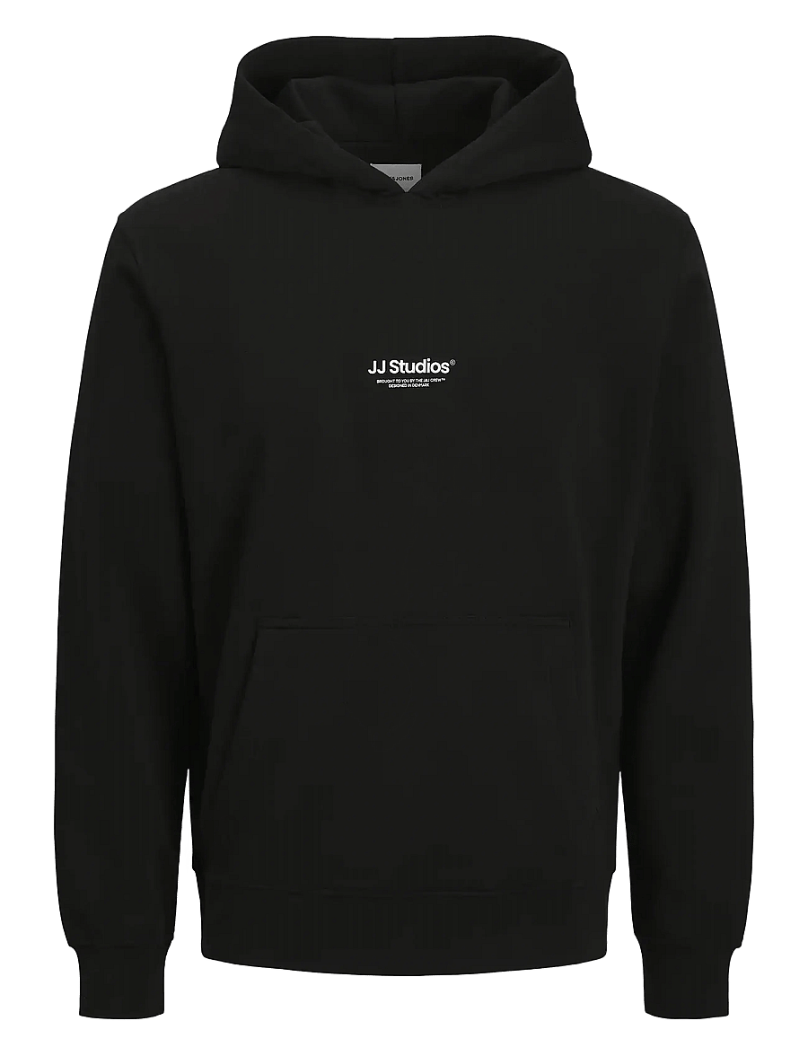 Jack & Jones - JJESOHO SWEAT HOOD NOOS JNR - huvtröjor - black - 1