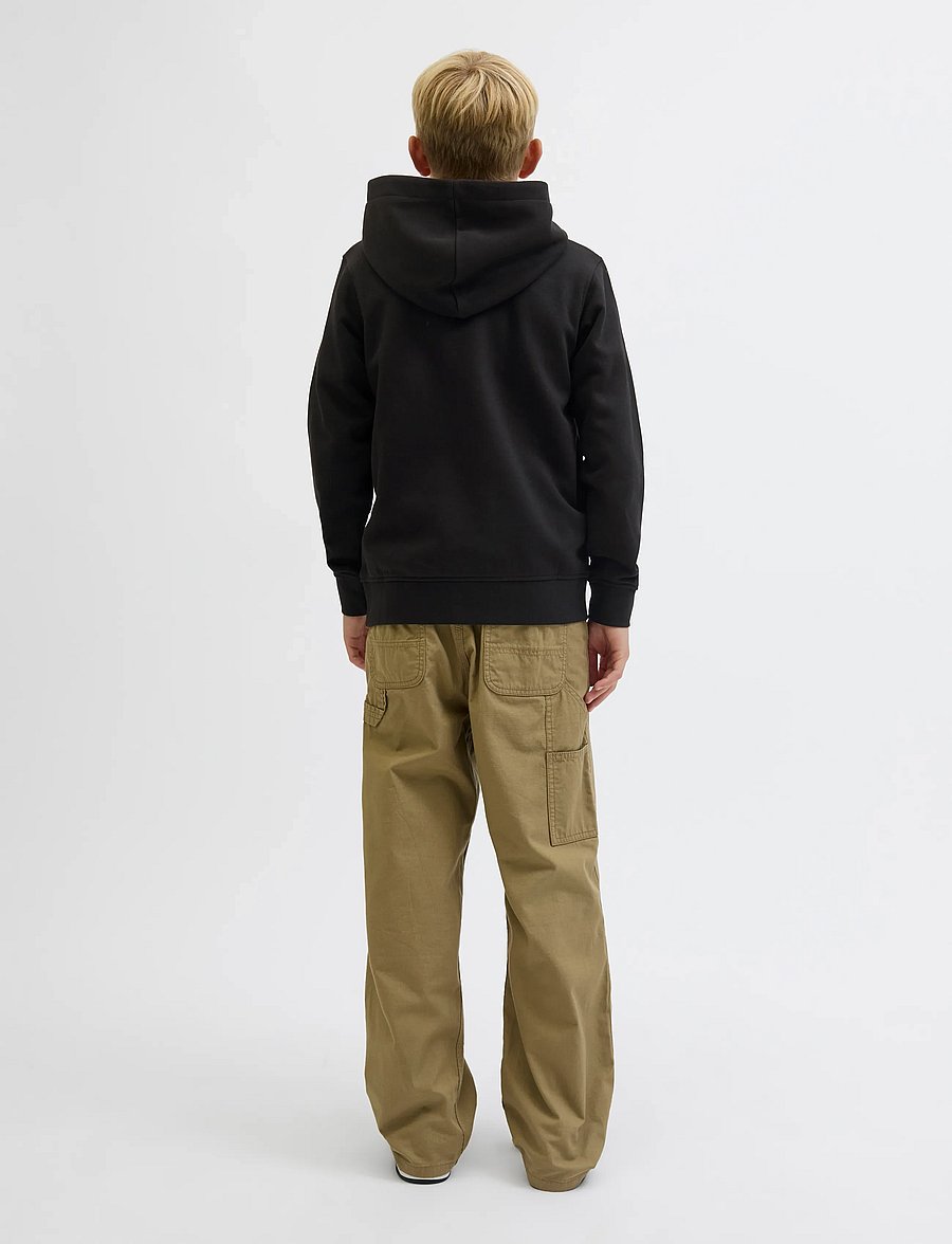 Jack & Jones - JJESOHO SWEAT HOOD NOOS JNR - huvtröjor - black - 2