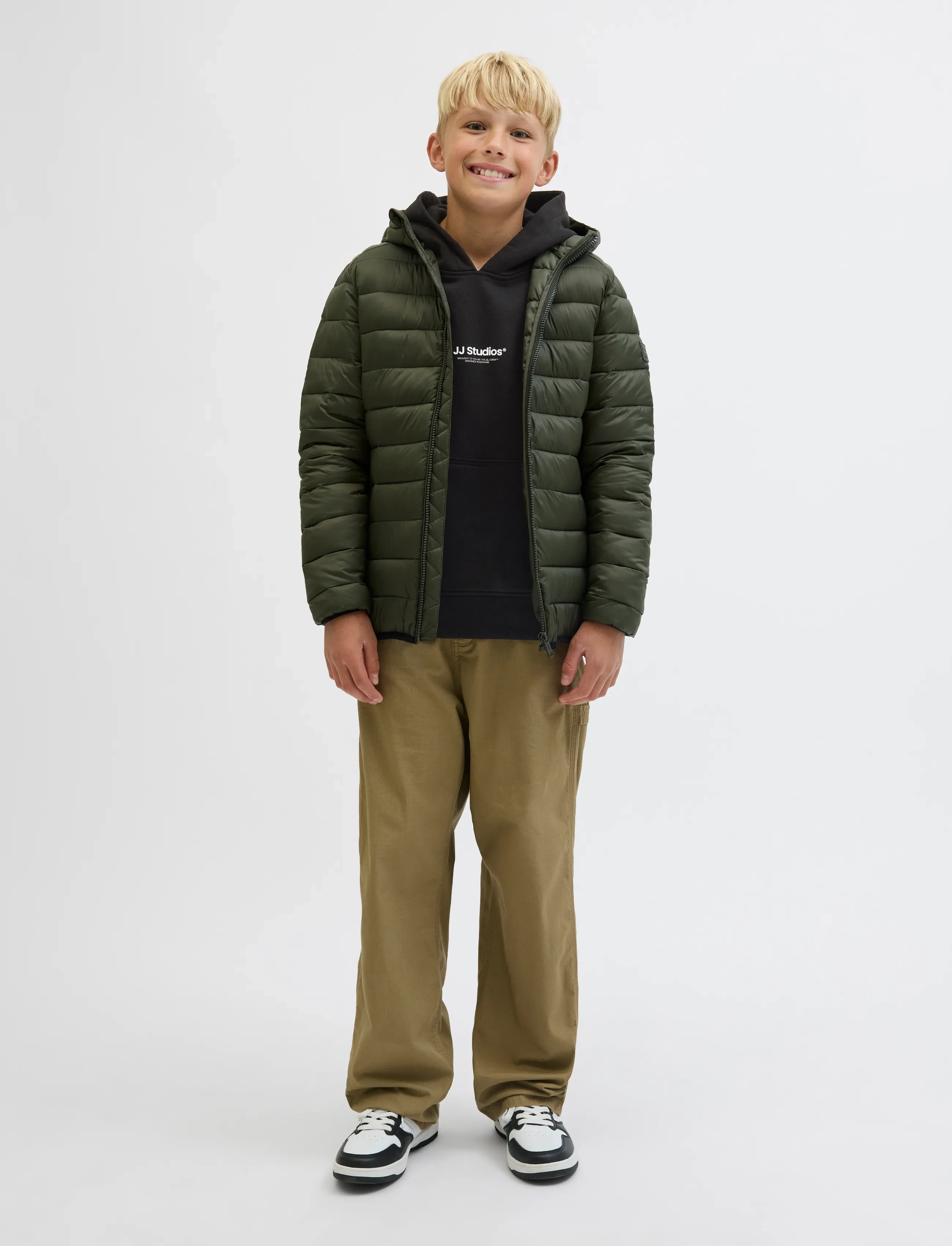 Jack & Jones - JJESOHO SWEAT HOOD NOOS JNR - hettupeysur - black - 4