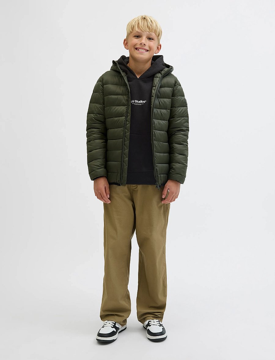 Jack & Jones - JJESOHO SWEAT HOOD NOOS JNR - huvtröjor - black - 4