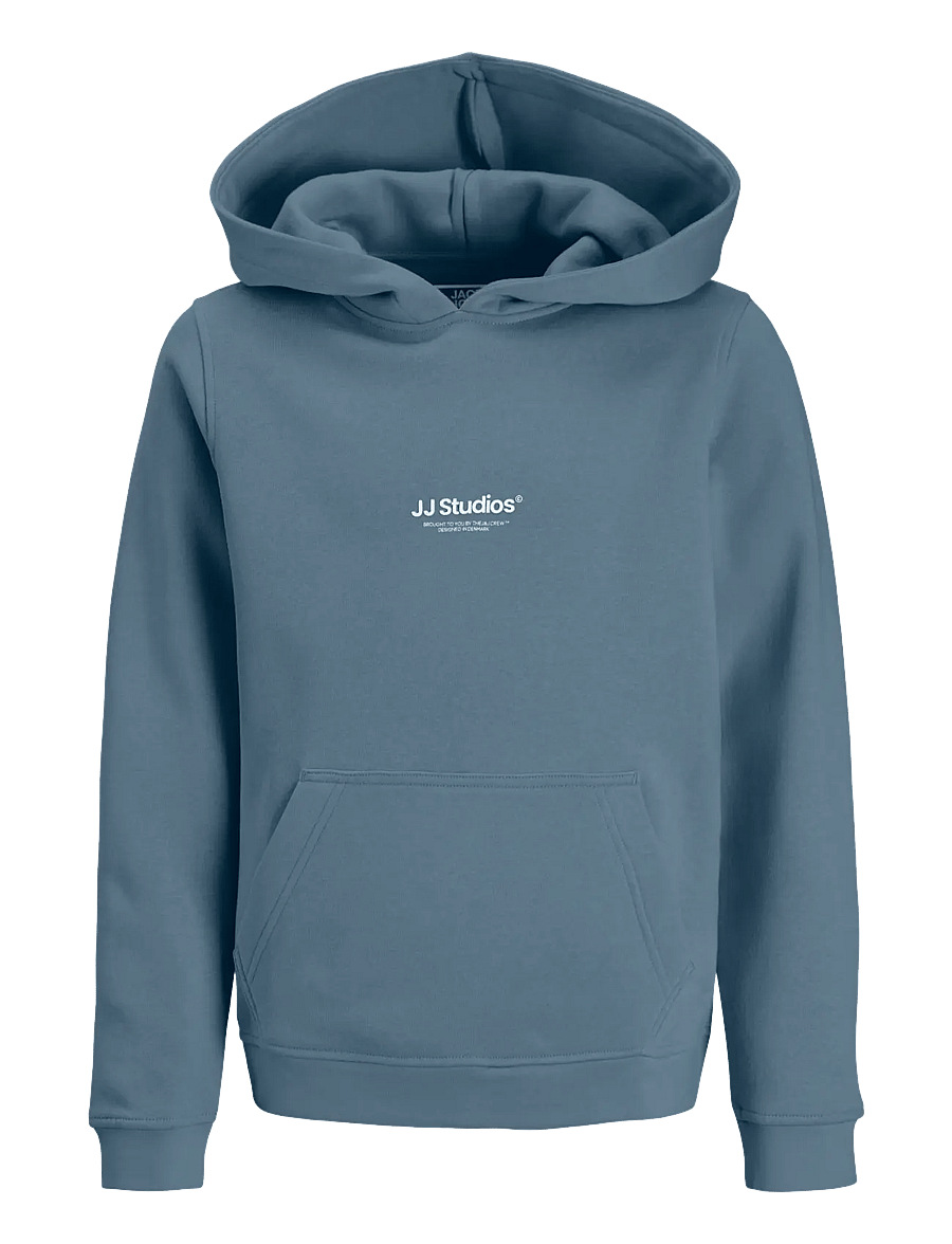 Jack & Jones - JJESOHO SWEAT HOOD NOOS JNR - hættetrøjer - blue mirage - 1