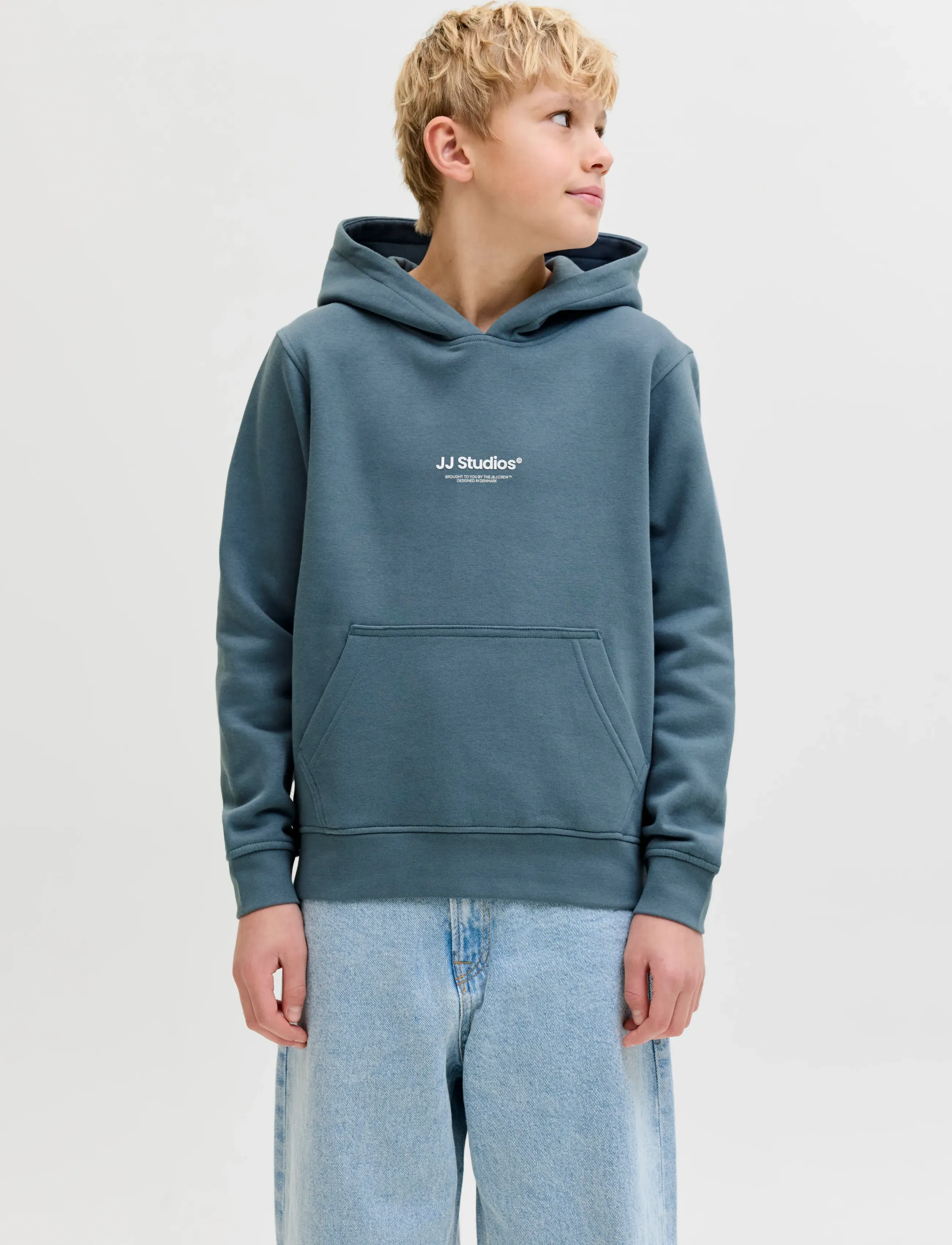 Jack & Jones JJESOHO SWEAT HOOD NOOS JNR - Sweatshirts & Hættetrøjer - BLUE MIRAGE / blue