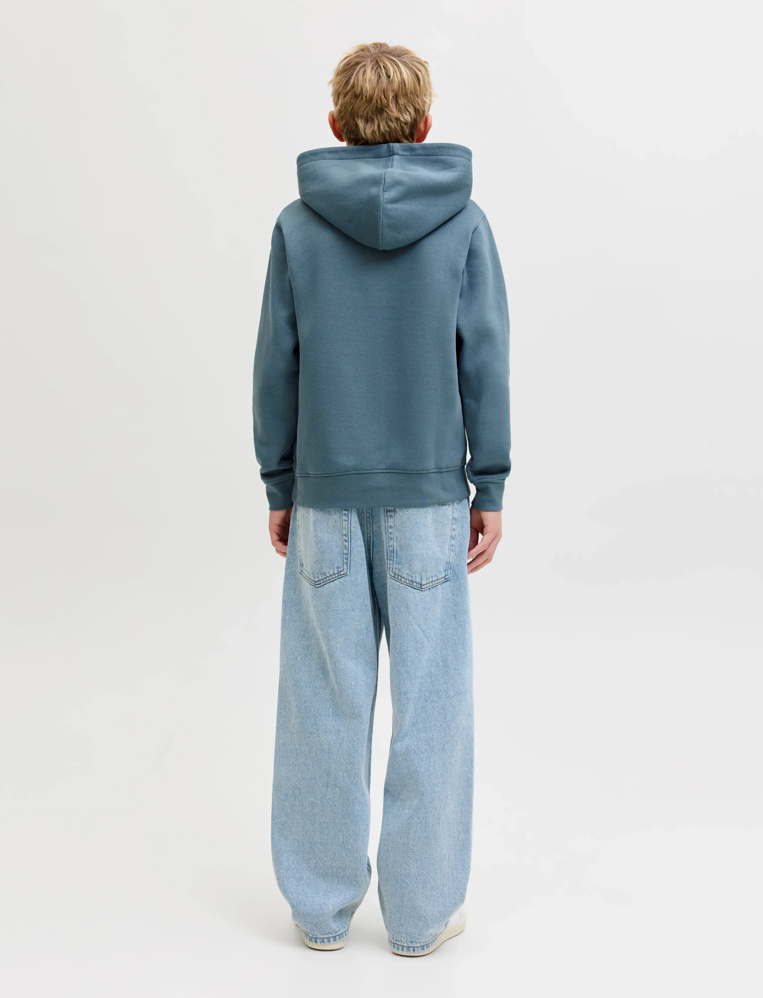 Jack & Jones - JJESOHO SWEAT HOOD NOOS JNR - hættetrøjer - blue mirage - 2