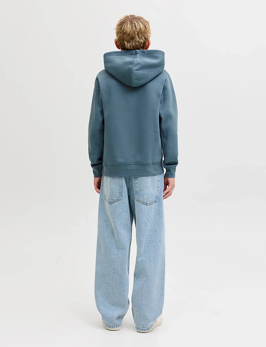 Jack & Jones - JJESOHO SWEAT HOOD NOOS JNR - hættetrøjer - blue mirage - 2
