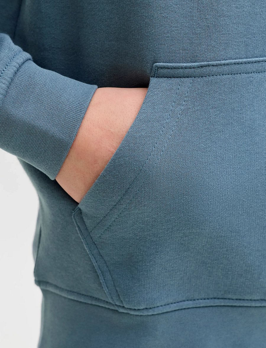 Jack & Jones - JJESOHO SWEAT HOOD NOOS JNR - hættetrøjer - blue mirage - 4