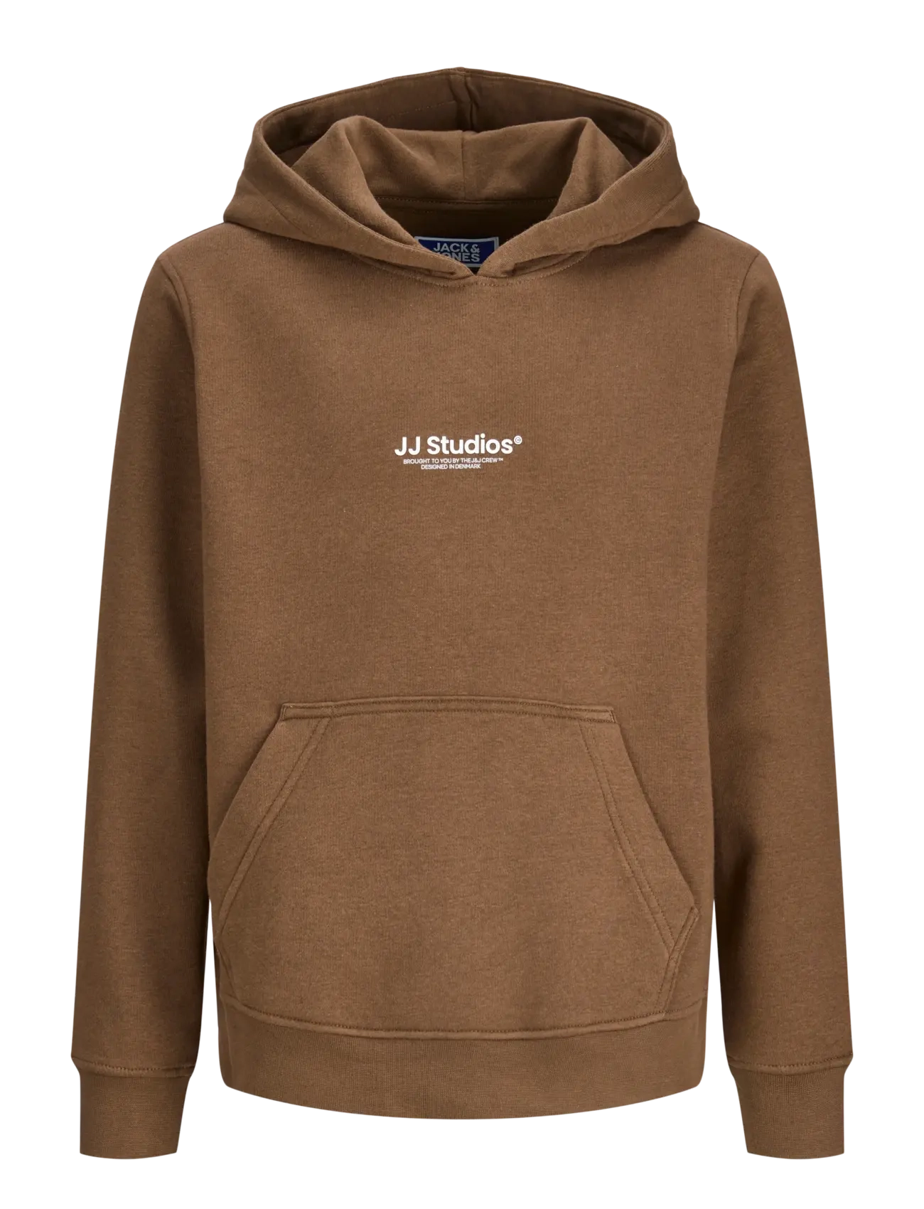 Jack & Jones JJESOHO SWEAT HOOD NOOS JNR - Jack & Jones Junior - COCOA / brown