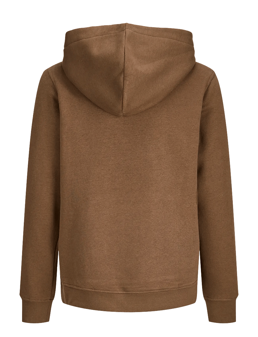 Jack & Jones - JJESOHO SWEAT HOOD NOOS JNR - huvtröjor - cocoa - 2