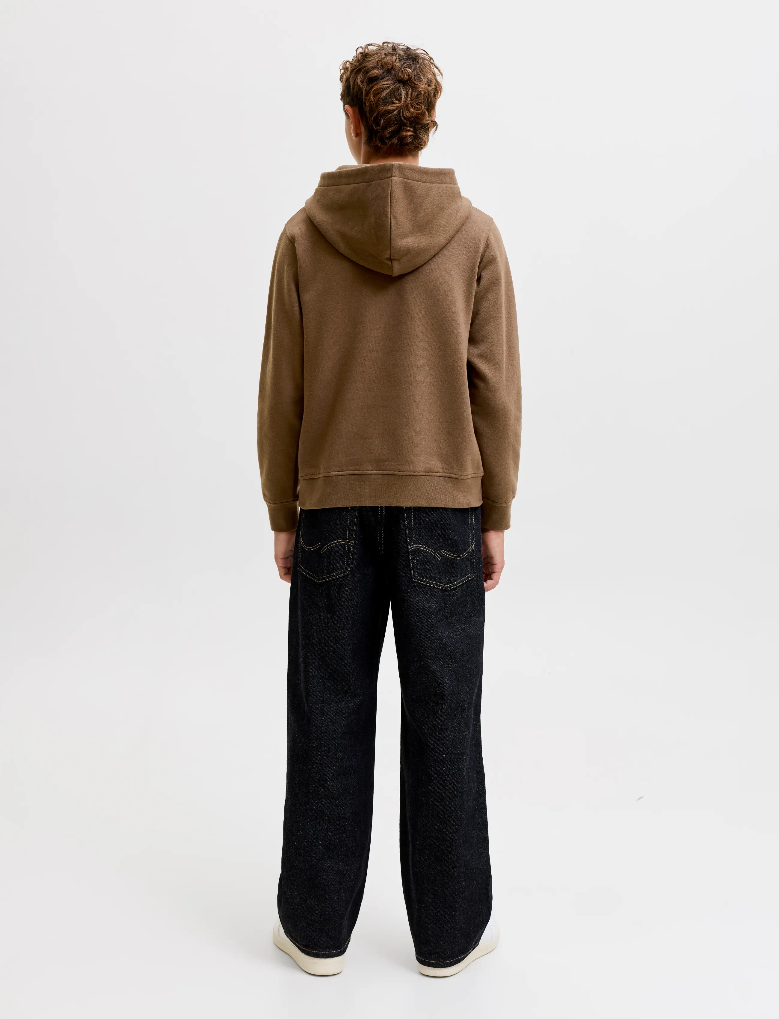 Jack & Jones - JJESOHO SWEAT HOOD NOOS JNR - kapuzenpullover - cocoa - 3