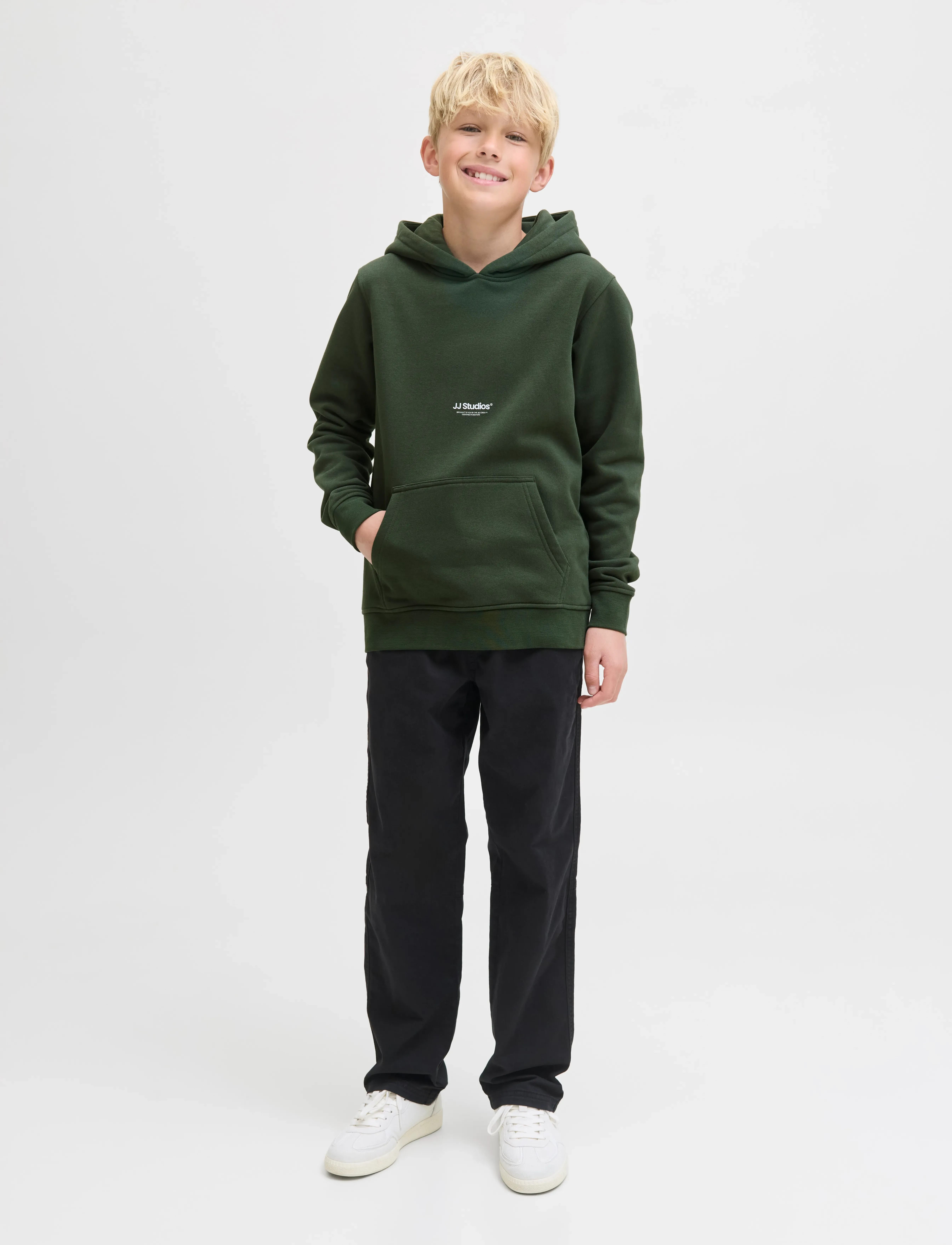 Jack & Jones - JJESOHO SWEAT HOOD NOOS JNR - hættetrøjer - duffel bag - 3