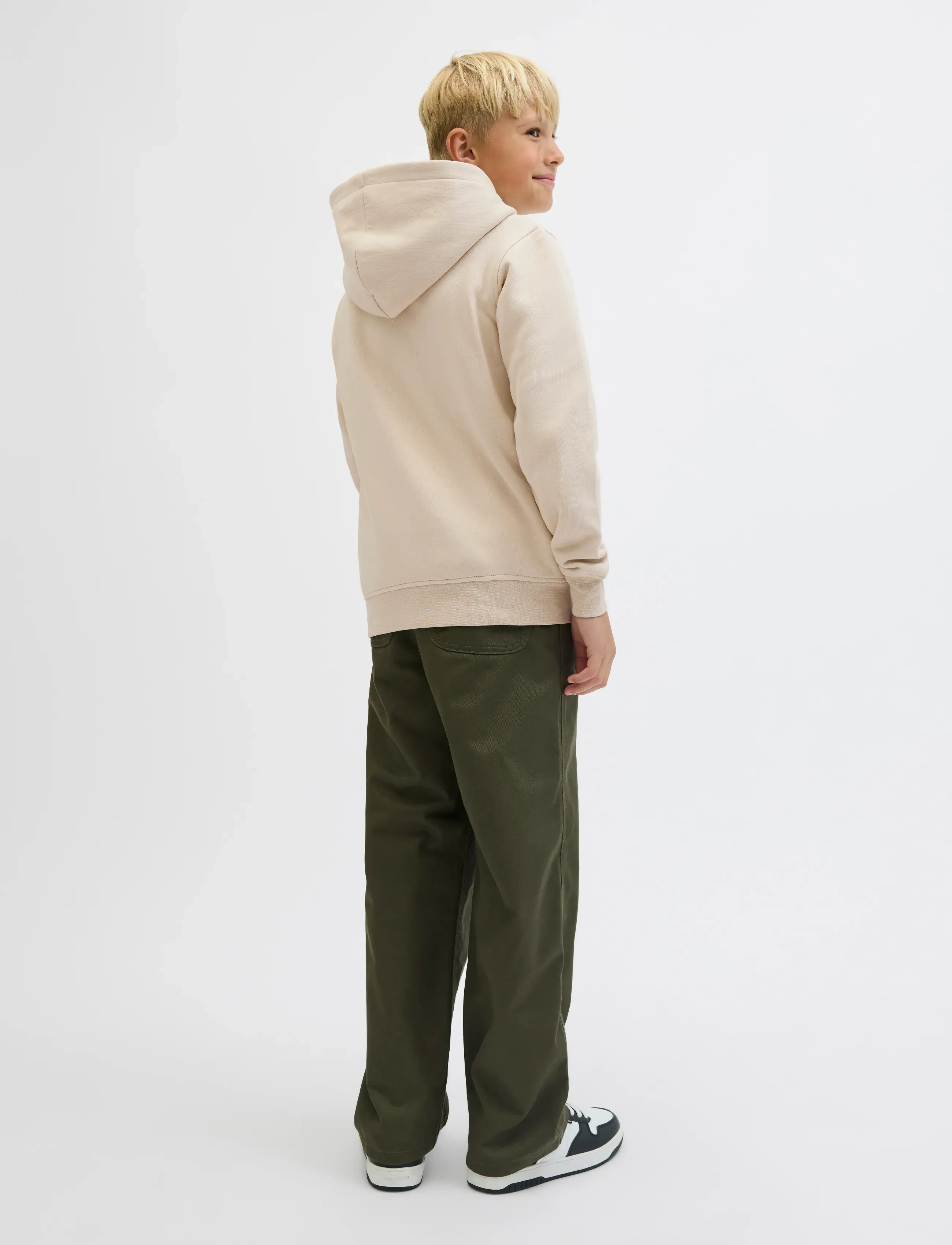 Jack & Jones - JJESOHO SWEAT HOOD NOOS JNR - hættetrøjer - moonbeam - 2