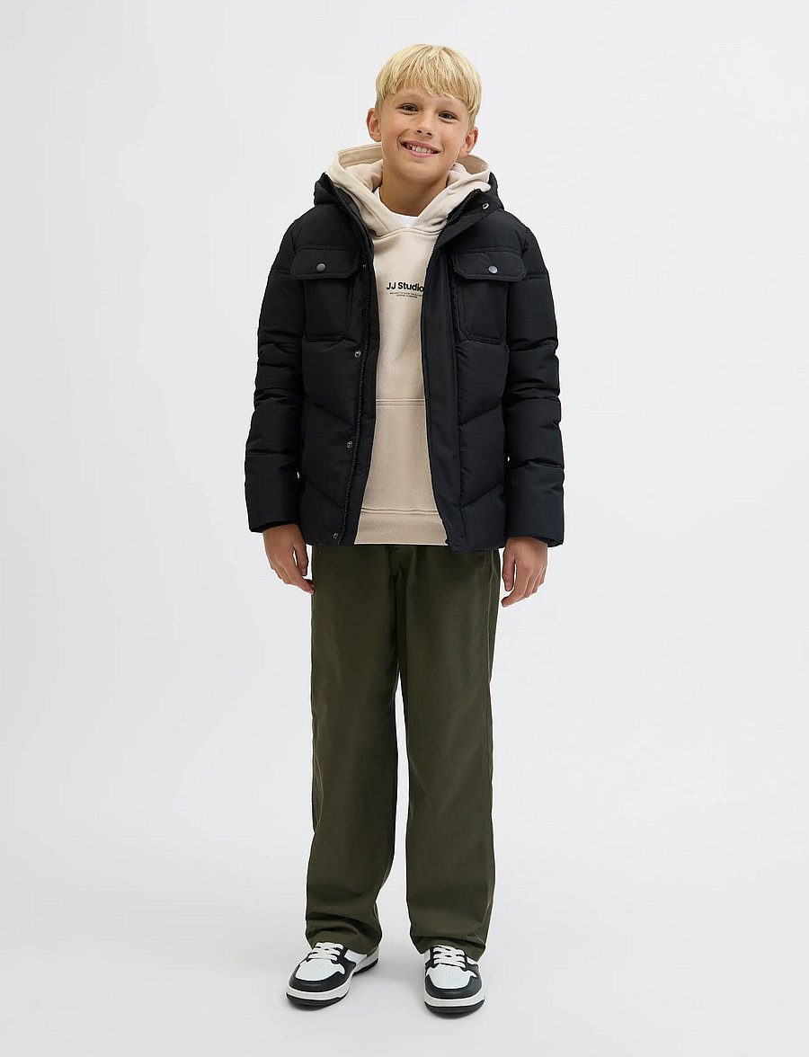 Jack & Jones - JJESOHO SWEAT HOOD NOOS JNR - kapuzenpullover - moonbeam - 3