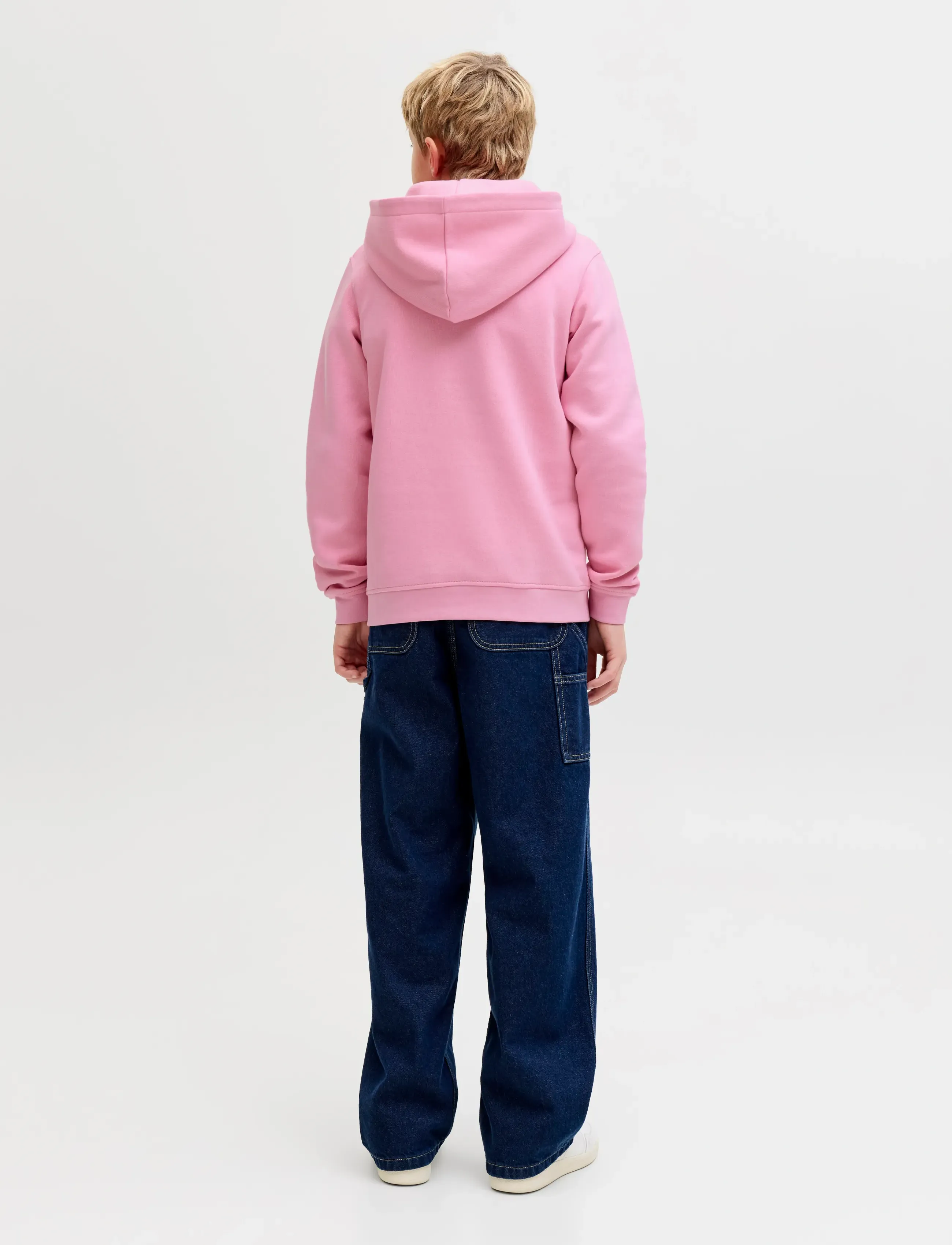 Jack & Jones - JJESOHO SWEAT HOOD NOOS JNR - hættetrøjer - prism pink - 2