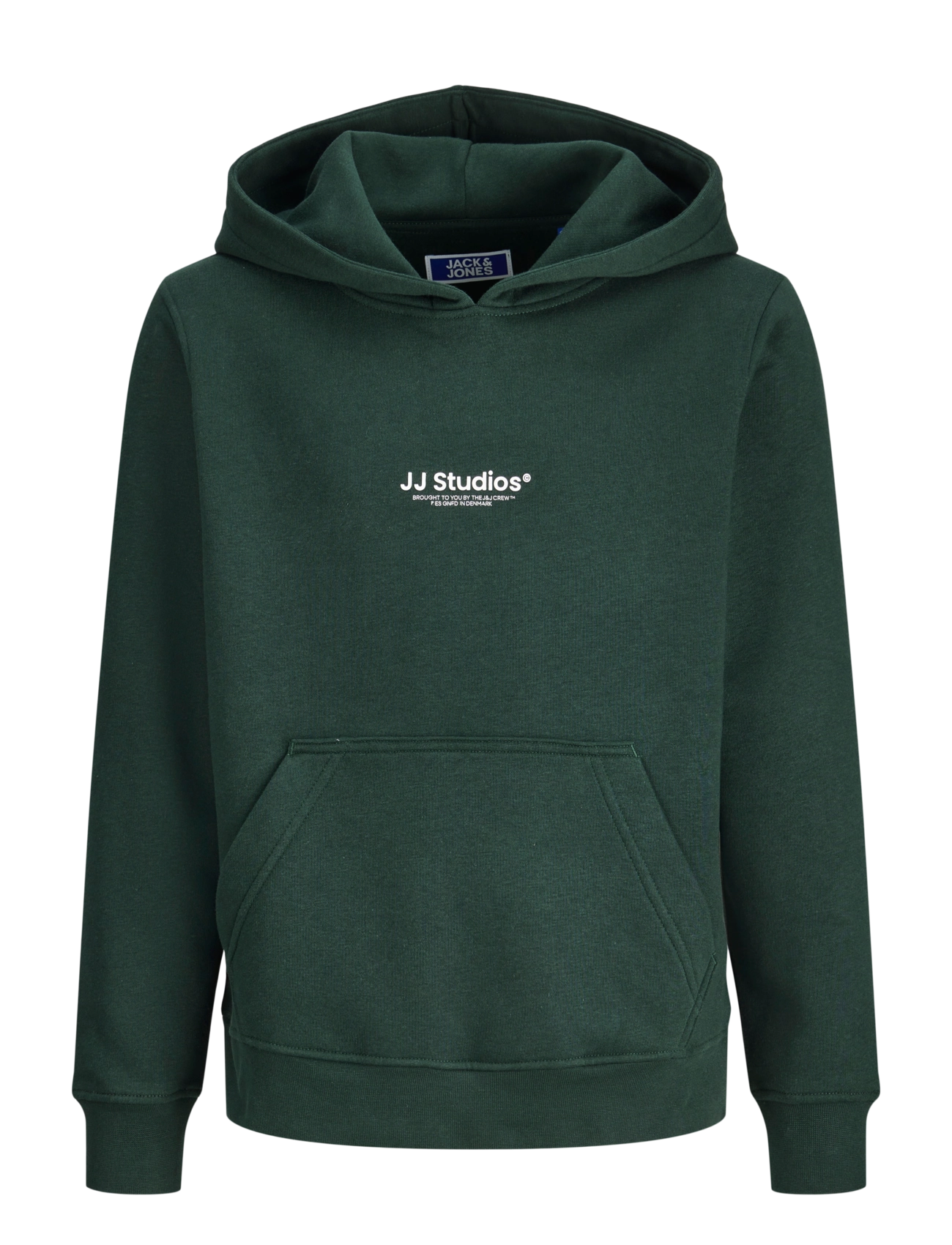 Jack & Jones JJESOHO SWEAT HOOD NOOS JNR - Jack & Jones Junior - SCARAB / green