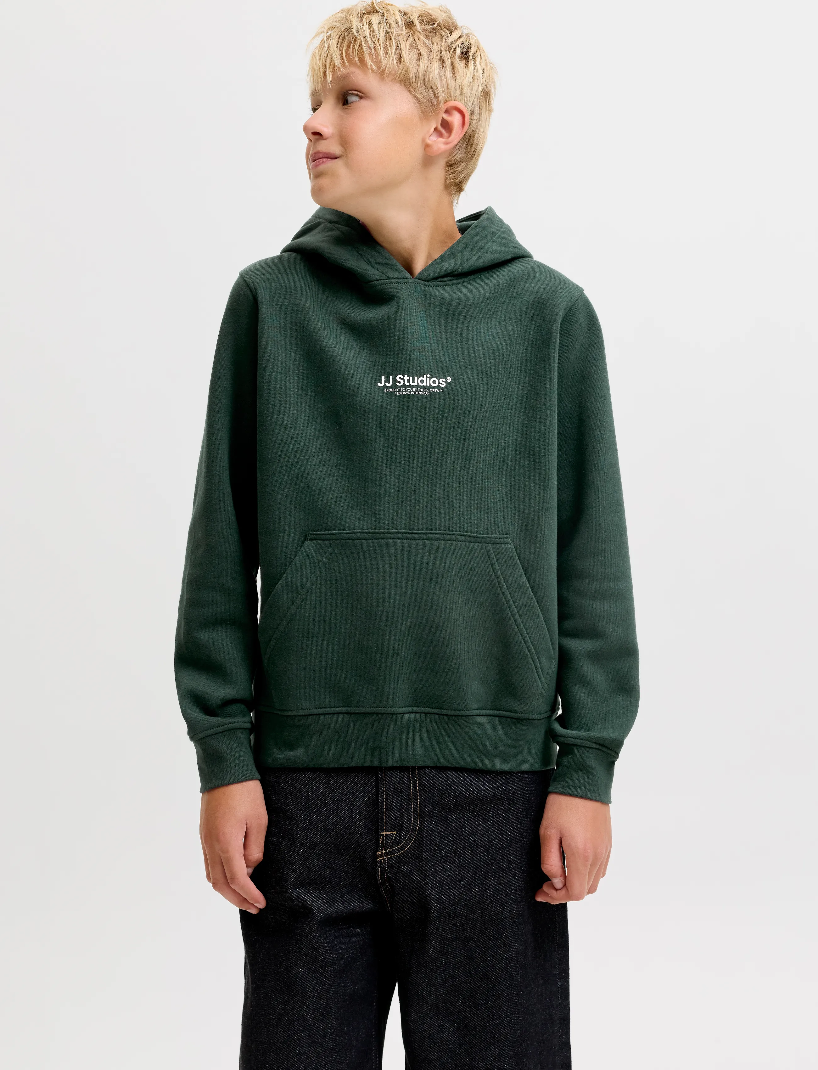 Jack & Jones - JJESOHO SWEAT HOOD NOOS JNR - kapuzenpullover - scarab - 0