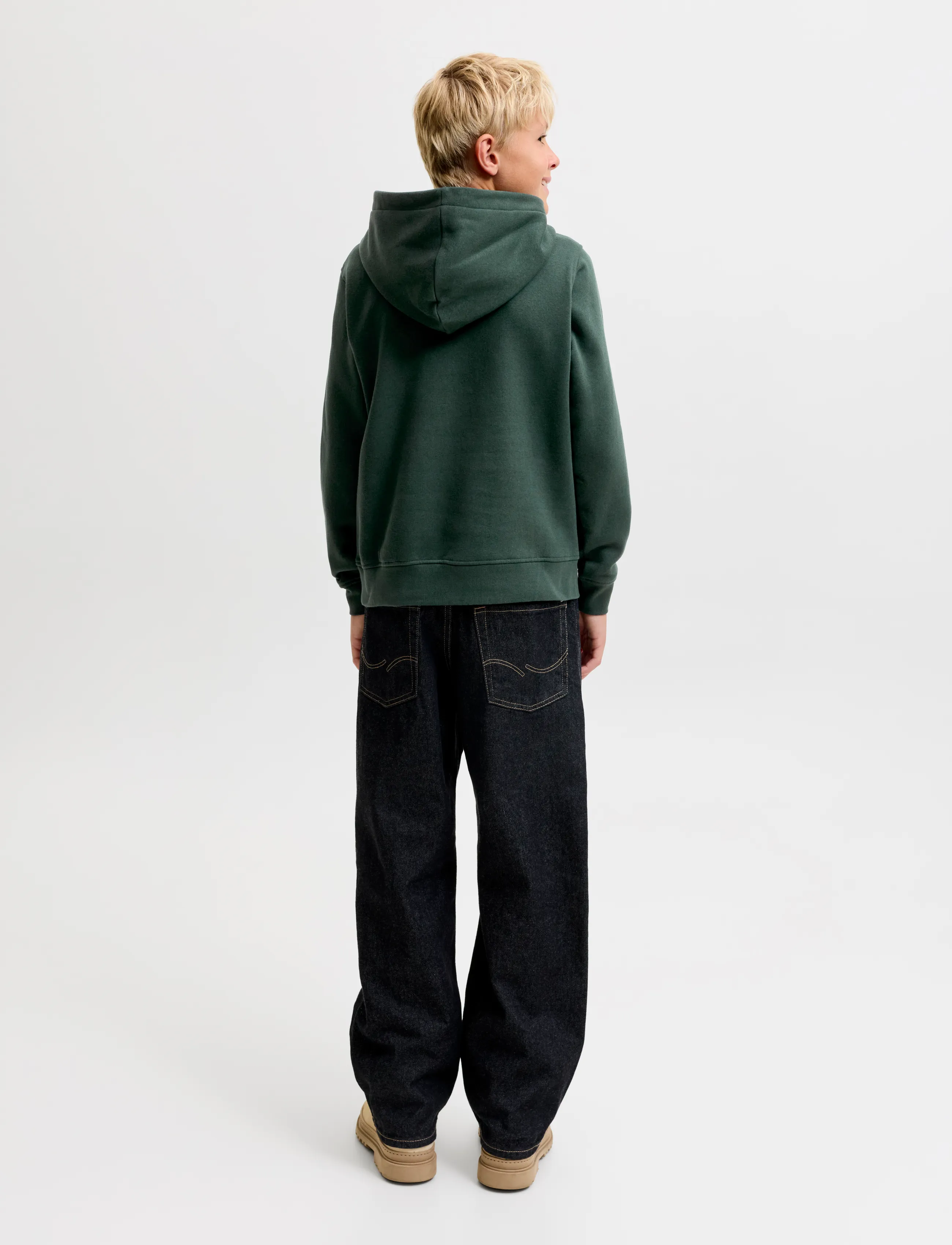 Jack & Jones - JJESOHO SWEAT HOOD NOOS JNR - kapuzenpullover - scarab - 2