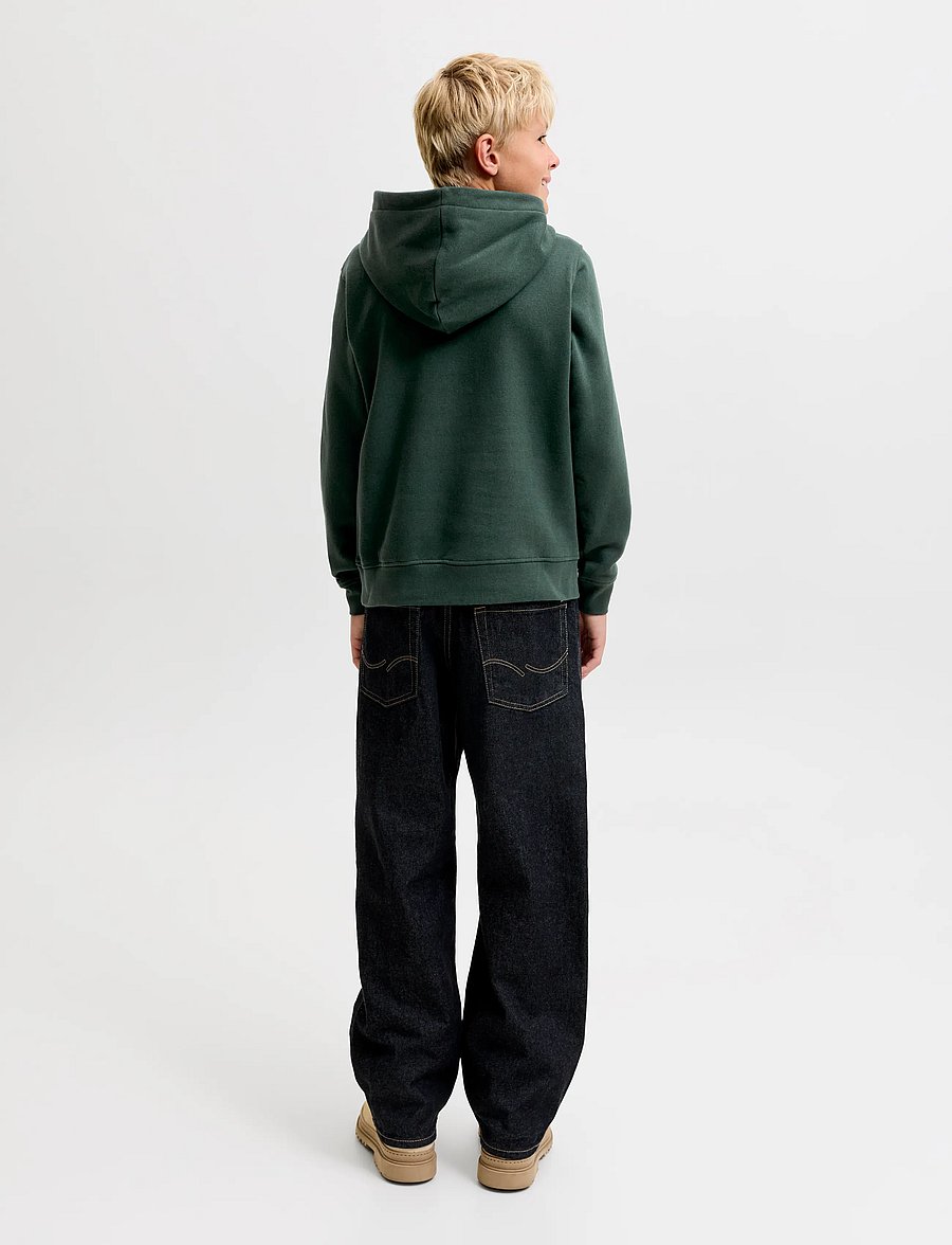 Jack & Jones - JJESOHO SWEAT HOOD NOOS JNR - hættetrøjer - scarab - 3