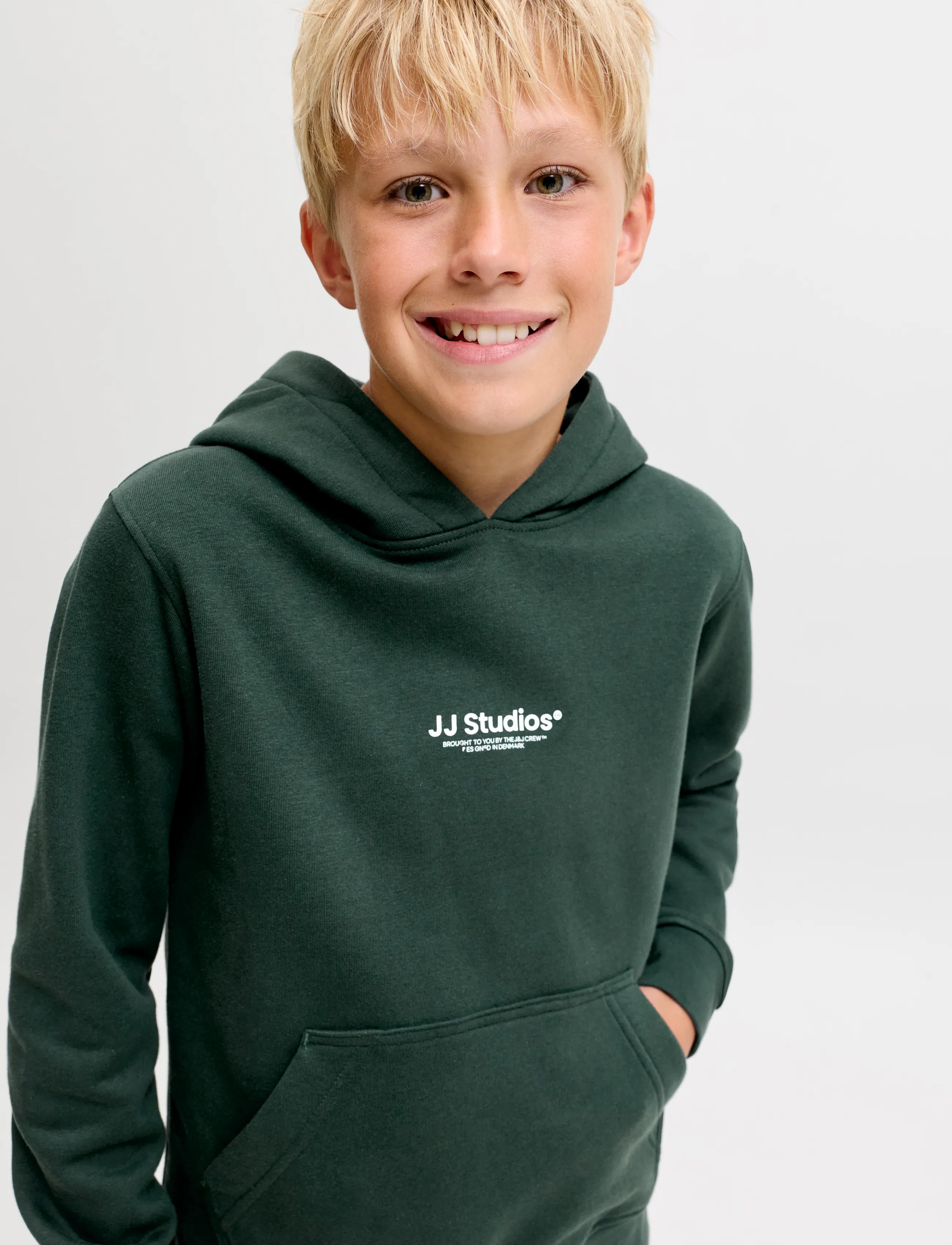 Jack & Jones - JJESOHO SWEAT HOOD NOOS JNR - kapuzenpullover - scarab - 5