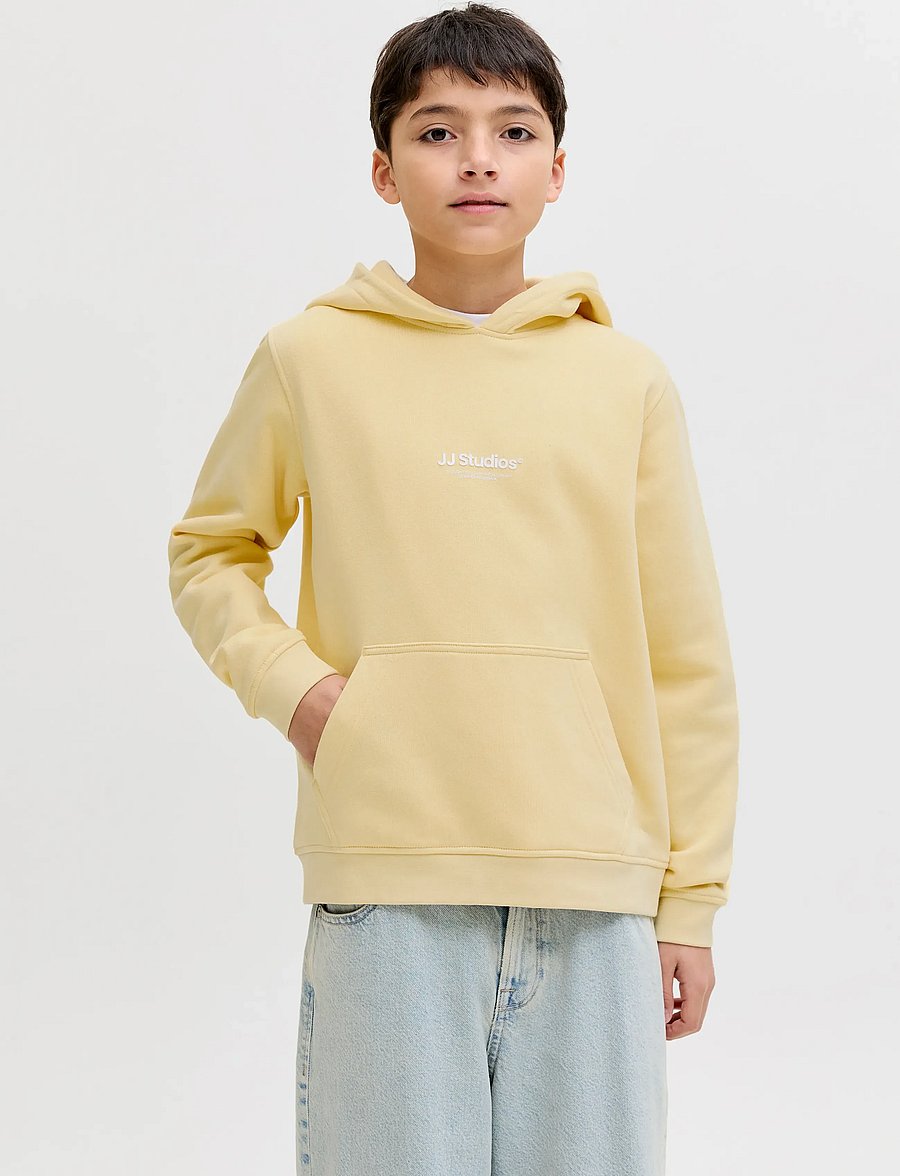 Jack & Jones - JJESOHO SWEAT HOOD NOOS JNR - kapuzenpullover - sunlight - 0