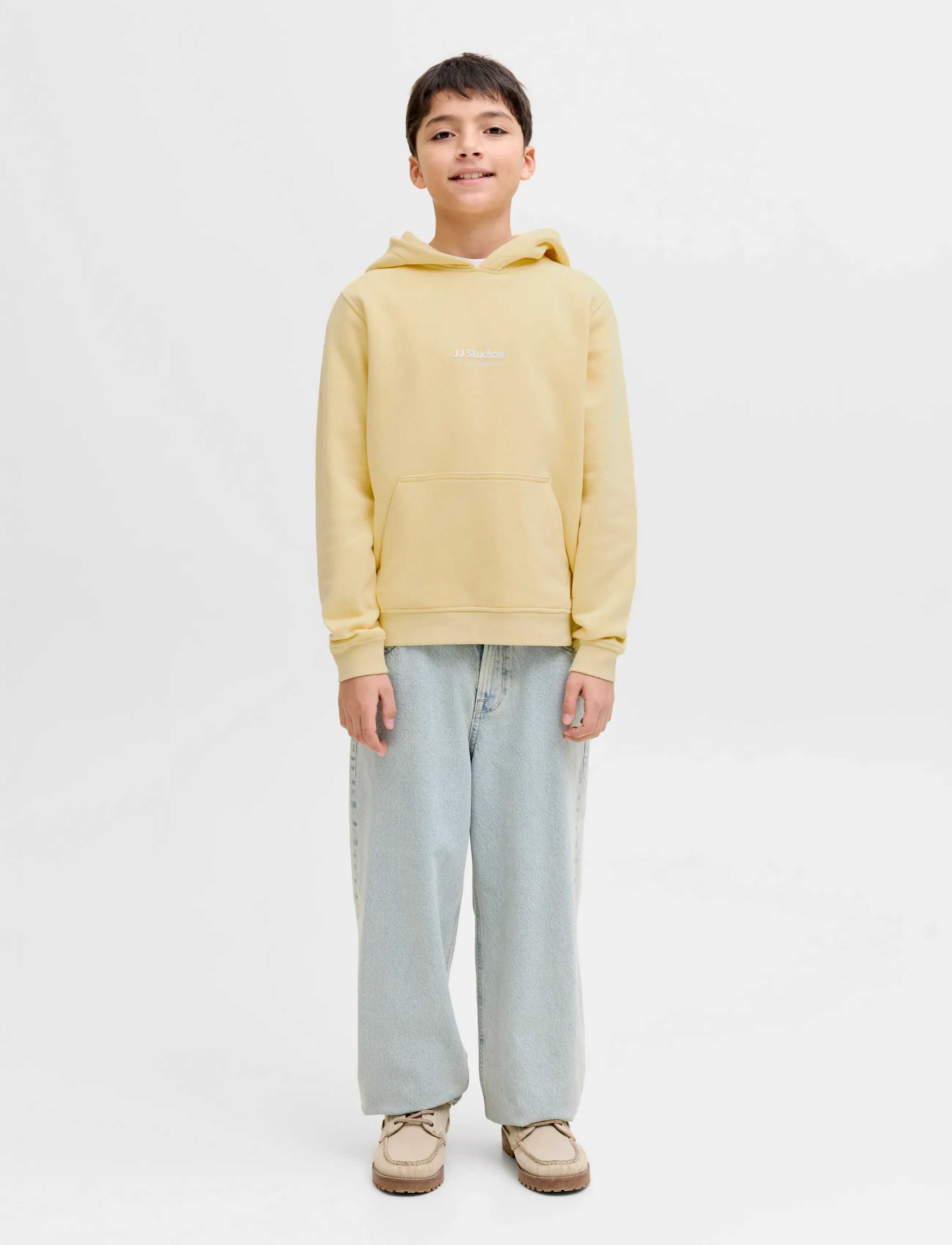 Jack & Jones - JJESOHO SWEAT HOOD NOOS JNR - džemperiai su gobtuvu - sunlight - 3
