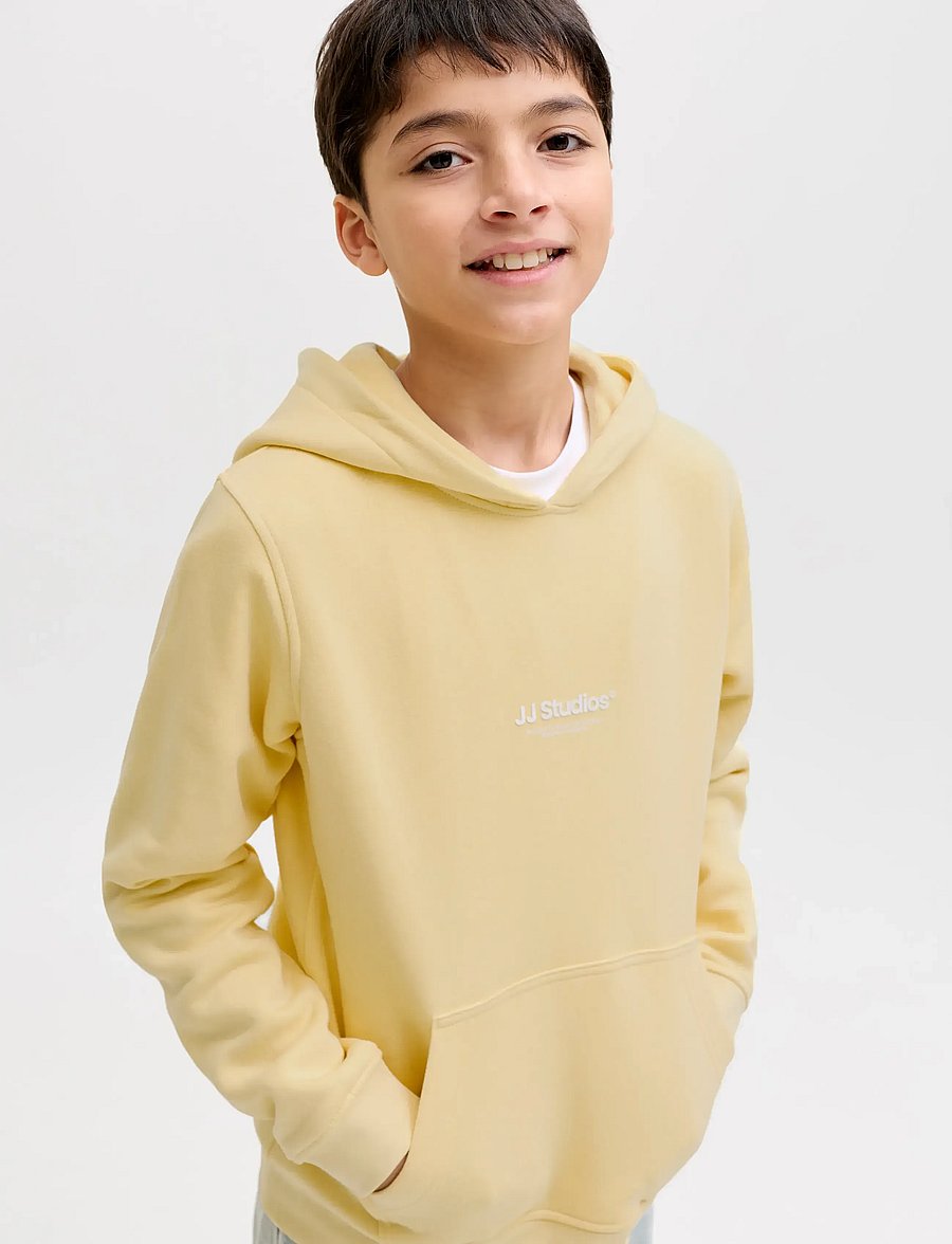 Jack & Jones - JJESOHO SWEAT HOOD NOOS JNR - kapuzenpullover - sunlight - 5