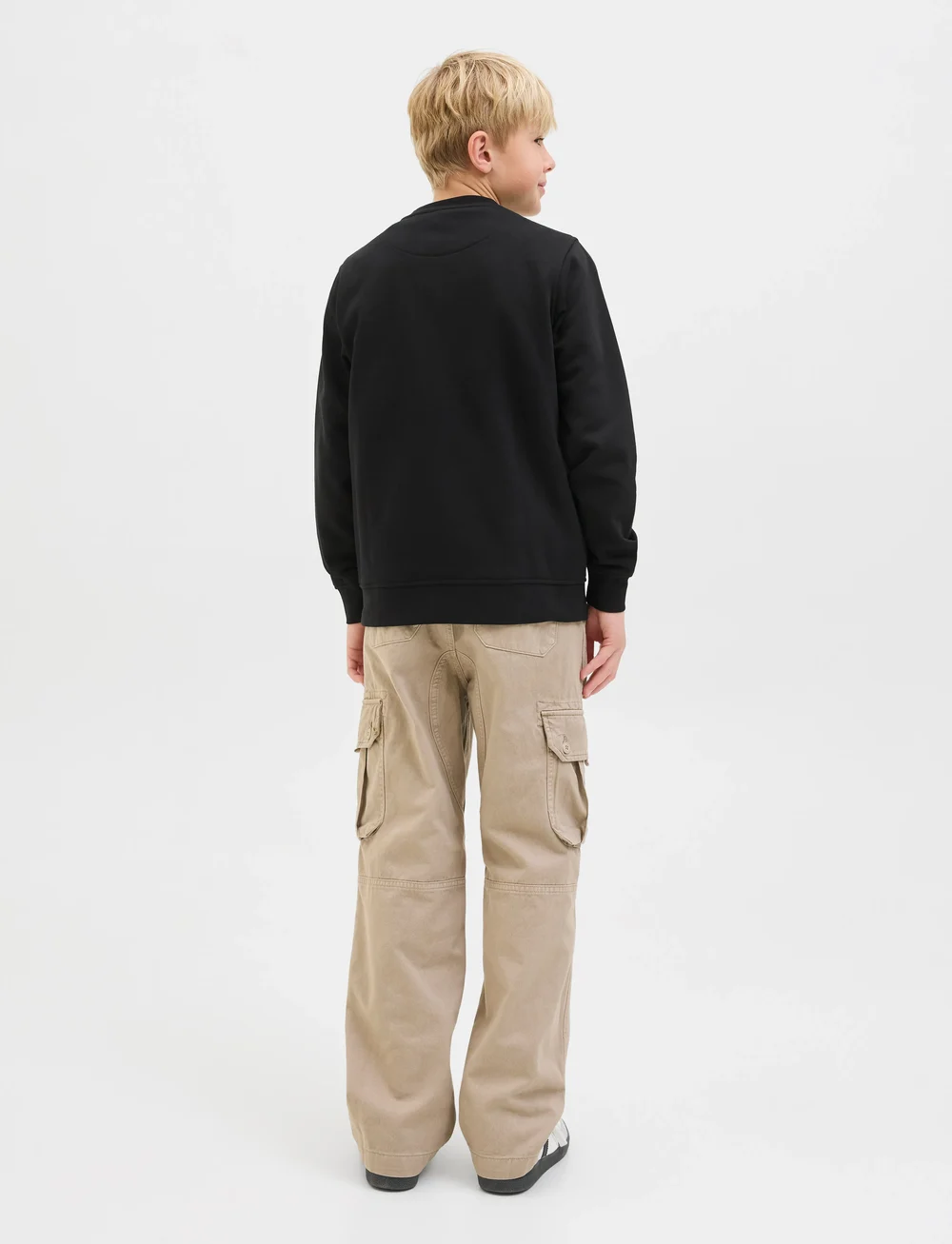 Jack & Jones - JJESOHO SWEAT CREW NECK SN JNR - sweatshirts - black - 2
