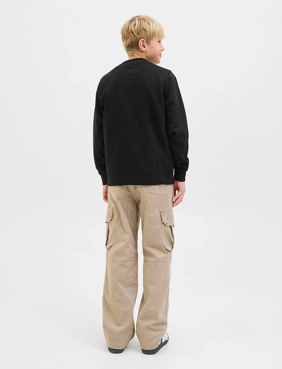 Jack & Jones - JJESOHO SWEAT CREW NECK SN JNR - sweatshirts - black - 2