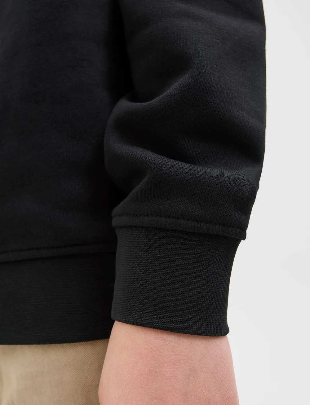 Jack & Jones - JJESOHO SWEAT CREW NECK SN JNR - sweatshirts - black - 4