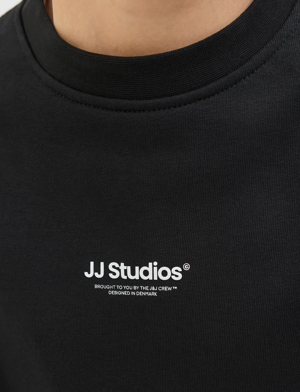 Jack & Jones - JJESOHO SWEAT CREW NECK SN JNR - sweatshirts - black - 5