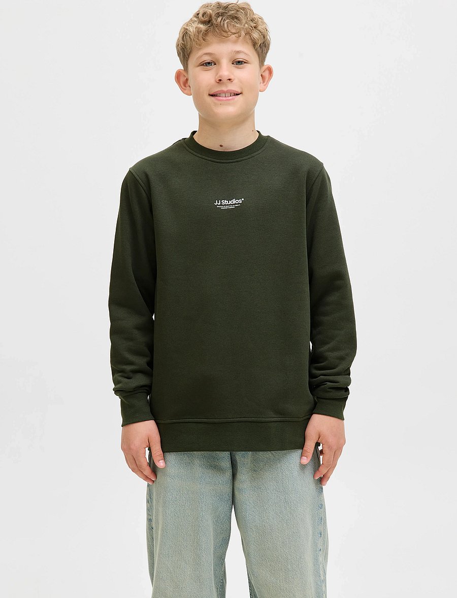 Jack & Jones - JJESOHO SWEAT CREW NECK SN JNR - sweatshirts - duffel bag - 0