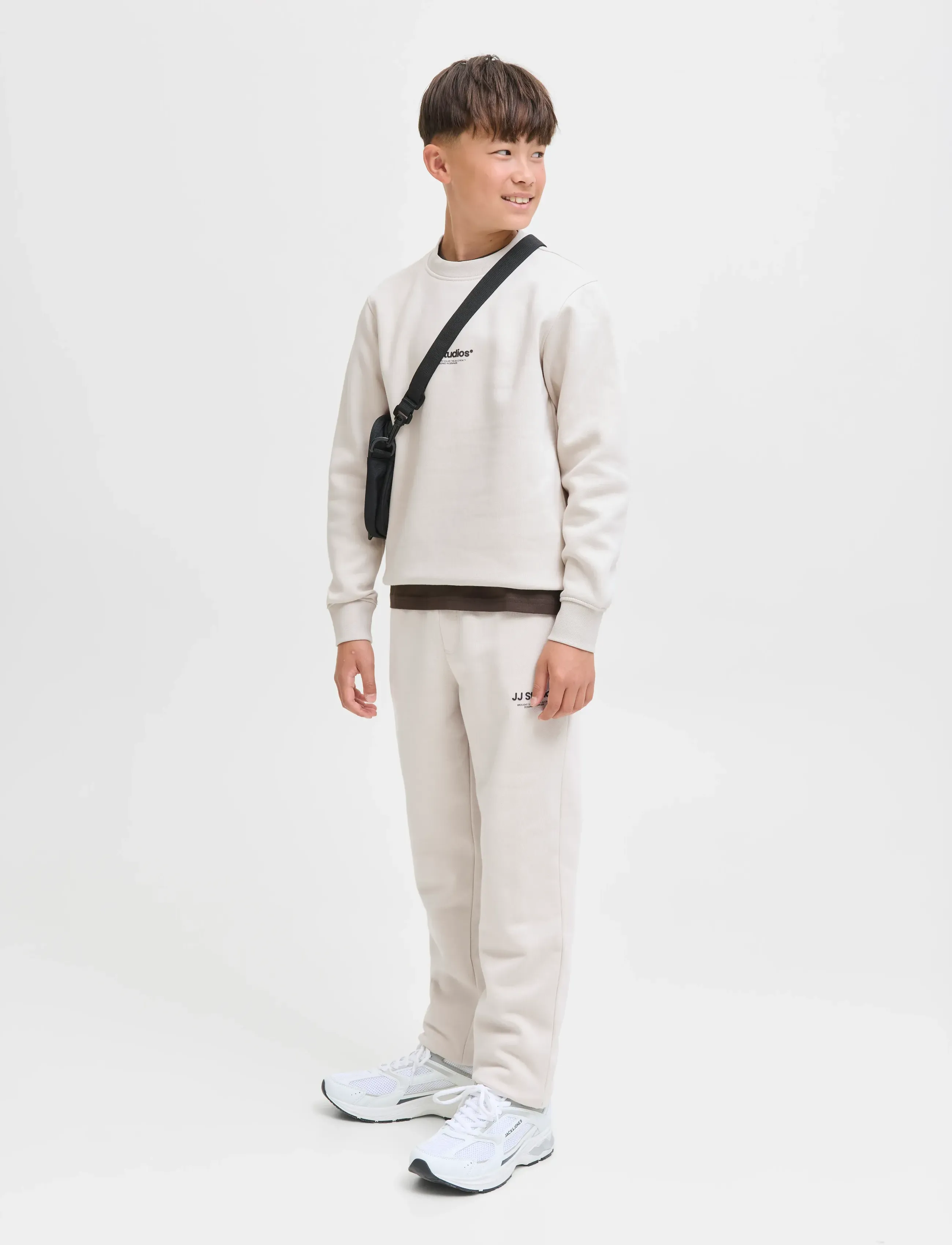 Jack & Jones - JJESOHO SWEAT CREW NECK SN JNR - sweatshirts - moonbeam - 5