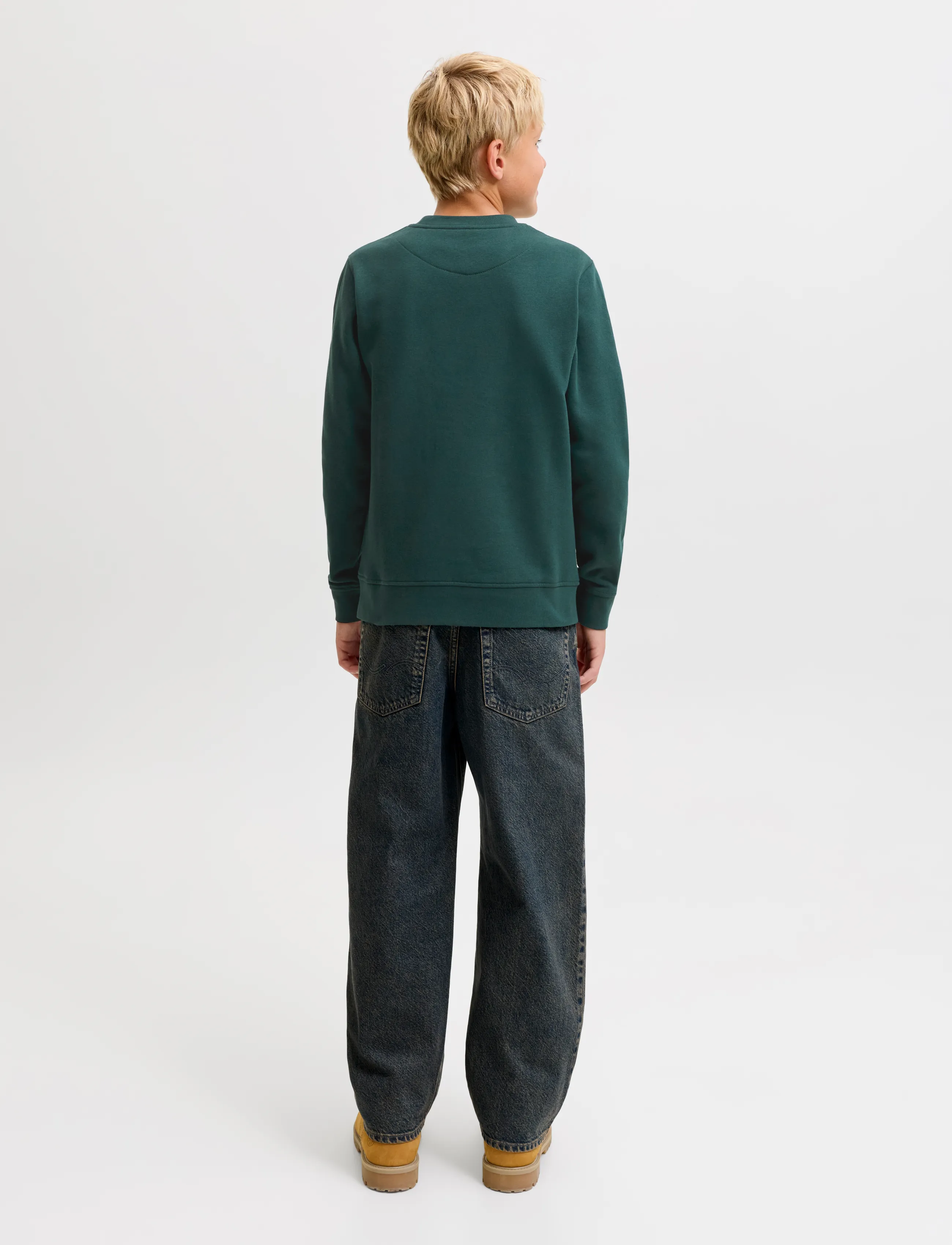 Jack & Jones - JJESOHO SWEAT CREW NECK SN JNR - sweatshirts - scarab - 3
