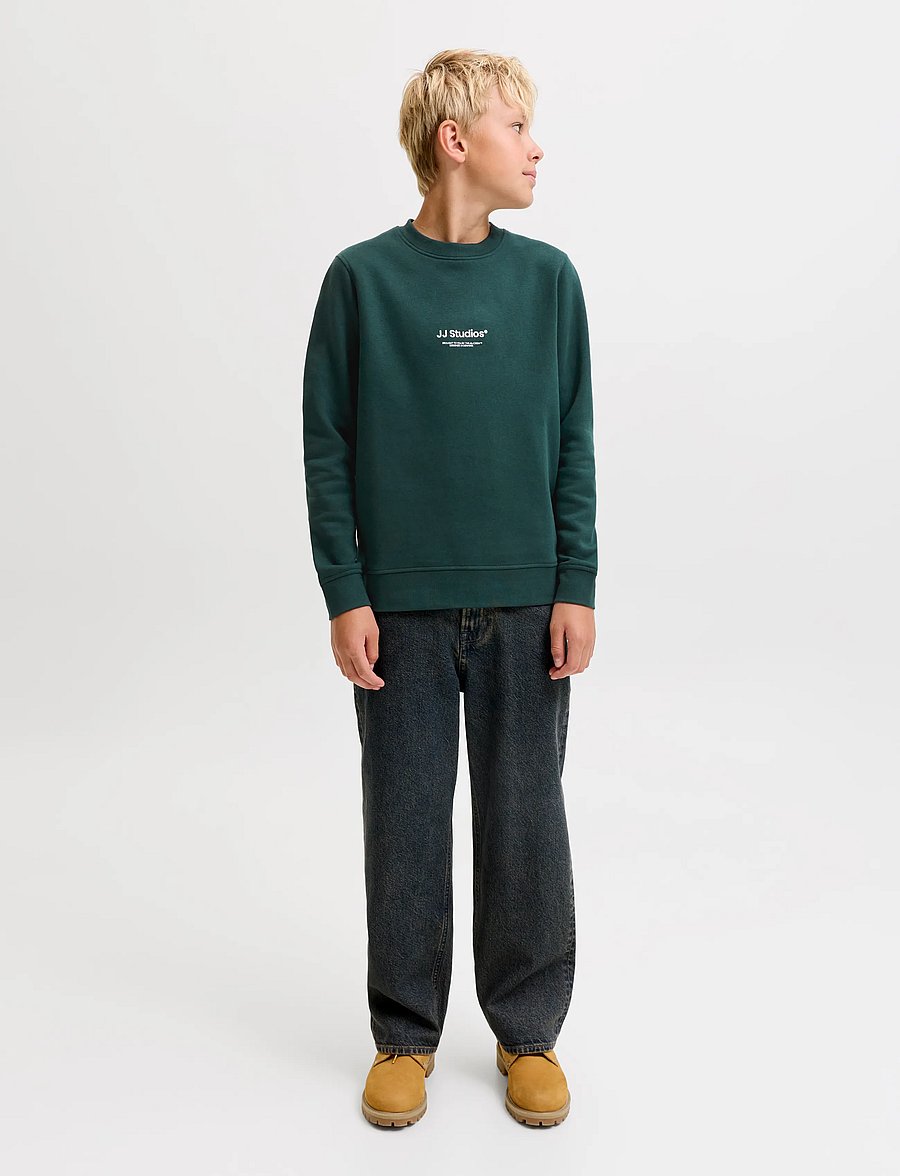 Jack & Jones - JJESOHO SWEAT CREW NECK SN JNR - sweatshirts - scarab - 4