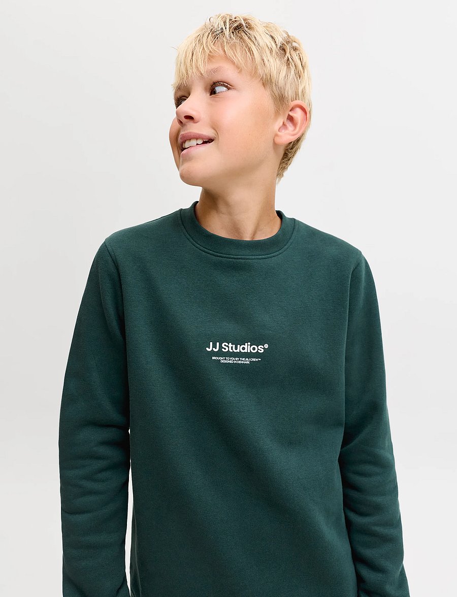 Jack & Jones - JJESOHO SWEAT CREW NECK SN JNR - sweatshirts - scarab - 5