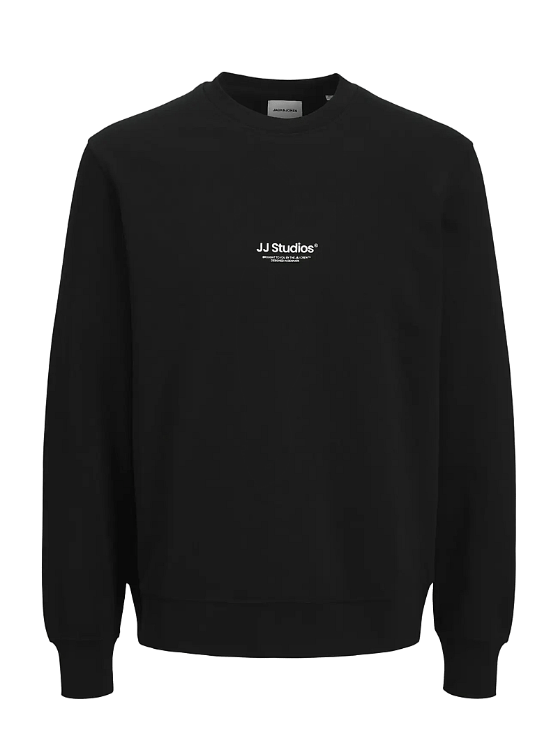 Jack & Jones - JJESOHO SWEAT CREW NECK NOOS MNI - sweatshirts - black - 0