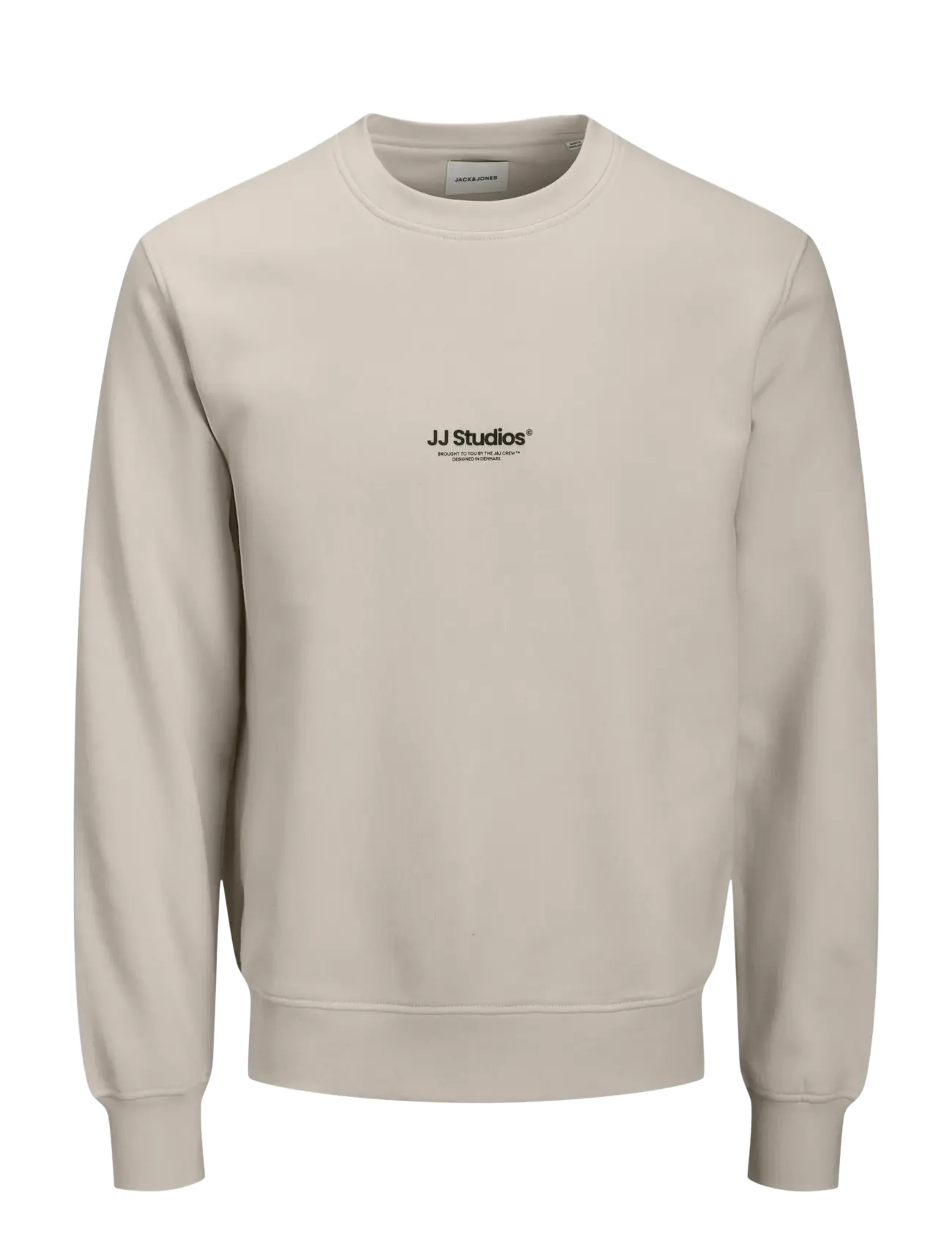 Jack & Jones JJESOHO SWEAT CREW NECK NOOS MNI - App deal - MOONBEAM / cream