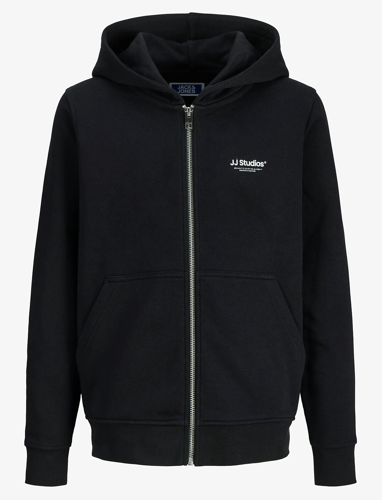 Jack & Jones - JJESOHO SWEAT ZIP HOOD NOOS JNR - huvtröjor - black - 1
