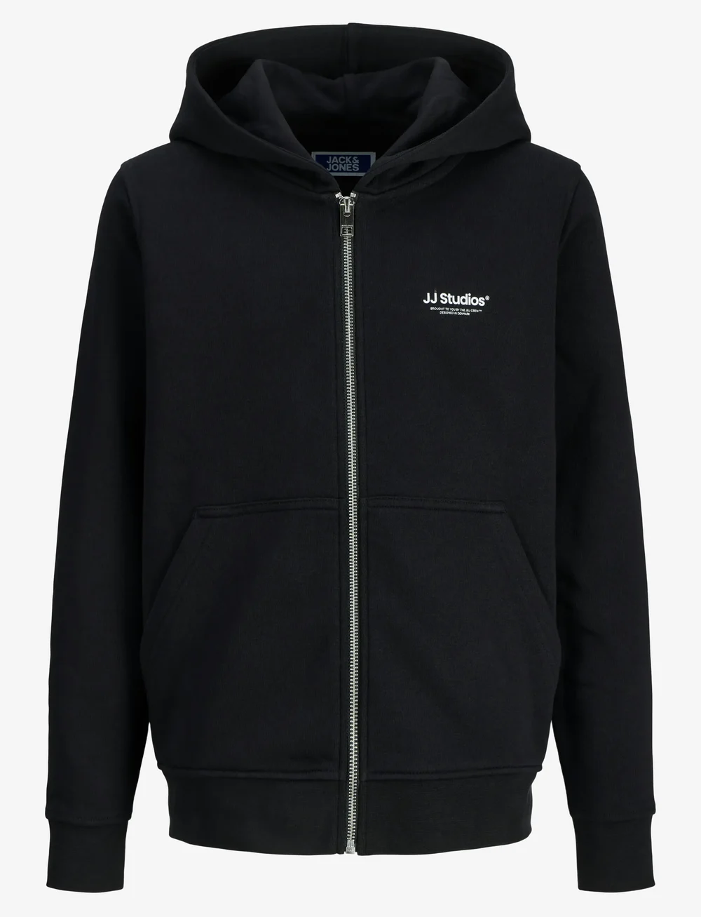 Jack & Jones - JJESOHO SWEAT ZIP HOOD NOOS JNR - kapuzenpullover - black - 1
