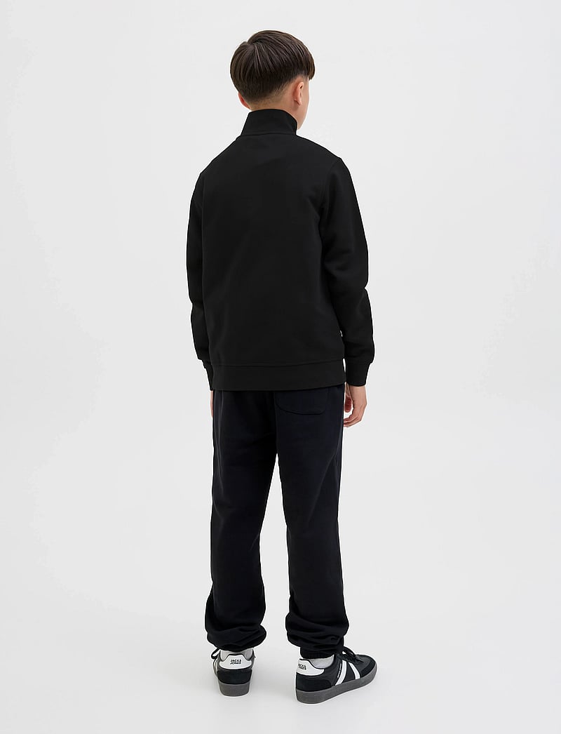 Jack & Jones - JJESOHO SWEAT QUARTER ZIP HN NOOS JNR - sweatshirts - black - 2