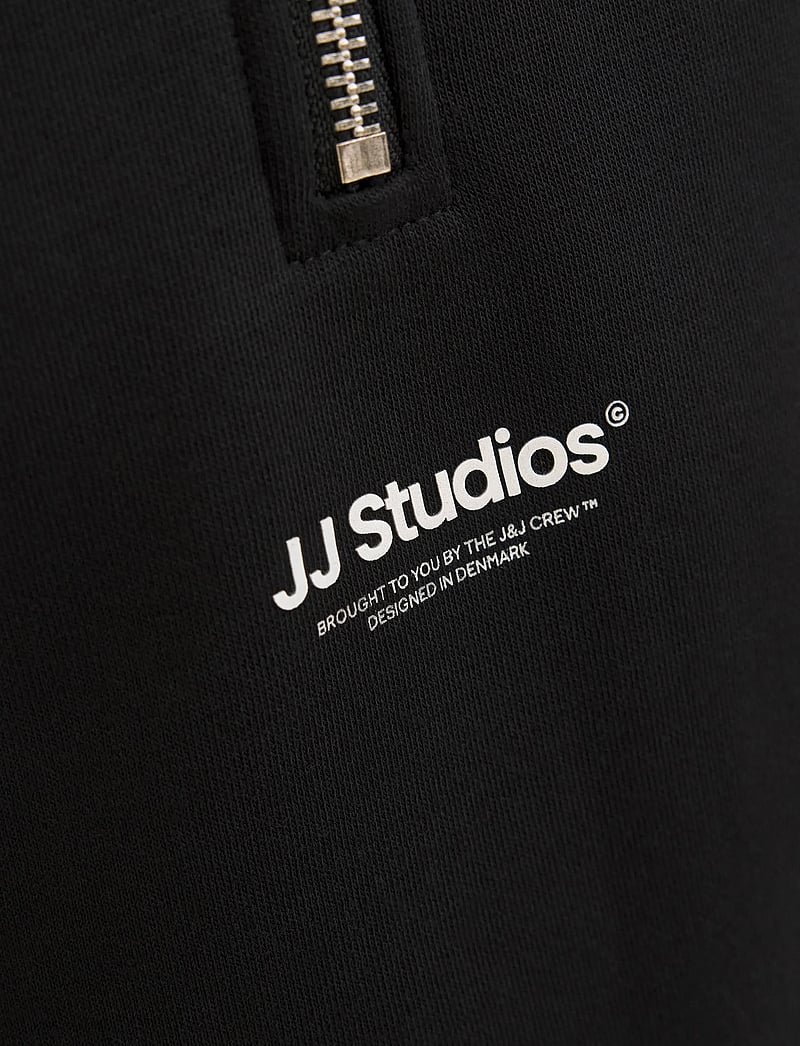 Jack & Jones - JJESOHO SWEAT QUARTER ZIP HN NOOS JNR - sweatshirts - black - 3