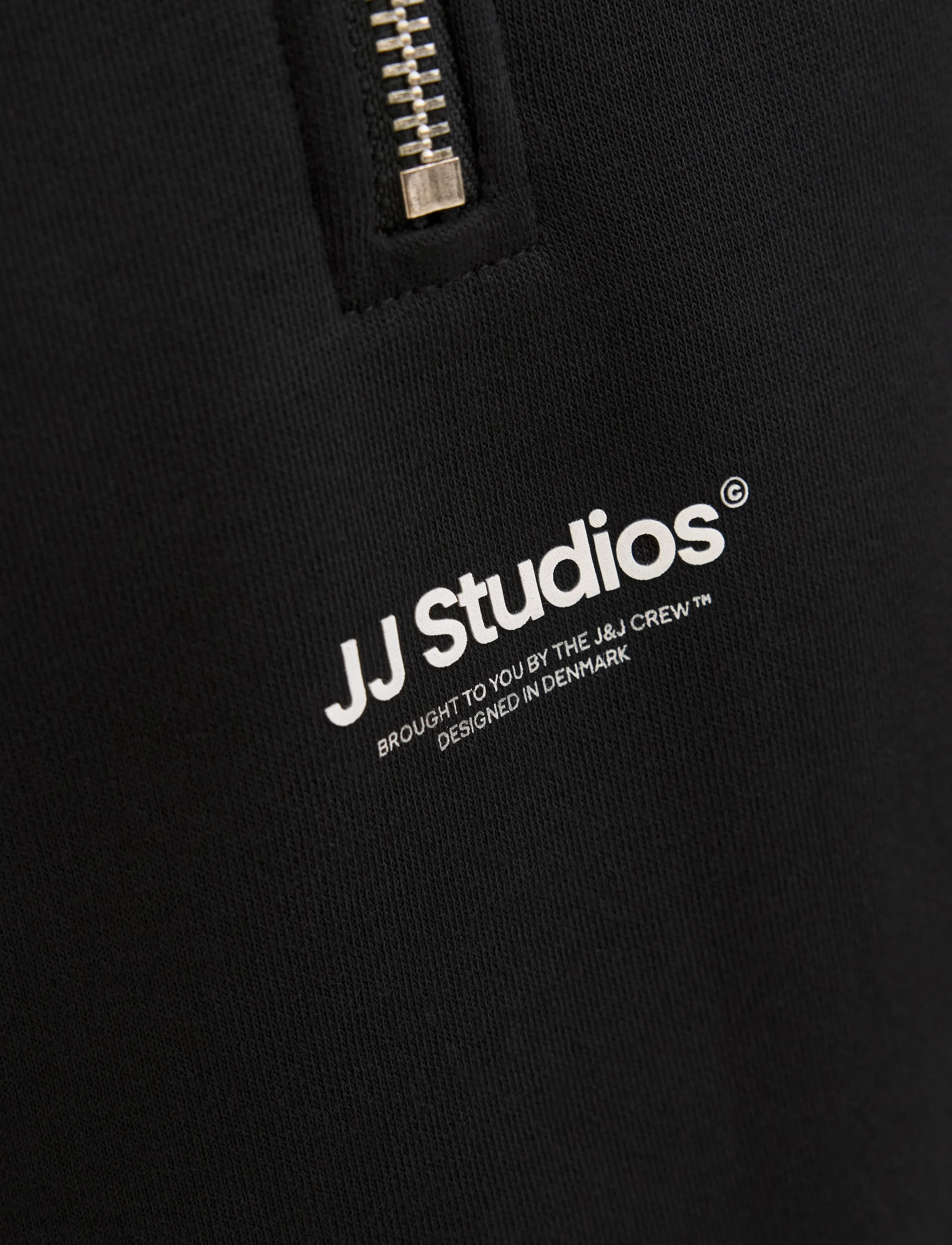 Jack & Jones - JJESOHO SWEAT QUARTER ZIP HN NOOS JNR - joggingpeysur - black - 3