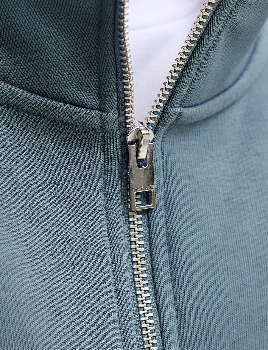 Jack & Jones - JJESOHO SWEAT QUARTER ZIP HN NOOS JNR - sweatshirts - blue mirage - 5