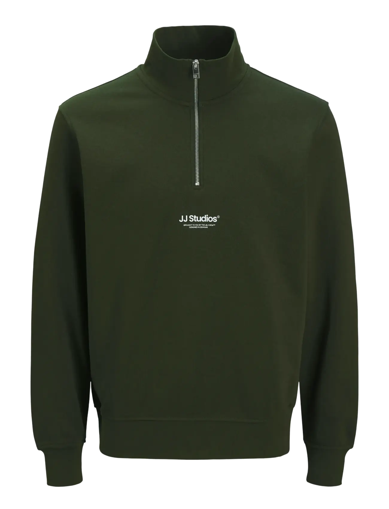 Jack & Jones JJESOHO SWEAT QUARTER ZIP HN NOOS JNR - Kleidung - DUFFEL BAG / khaki/green